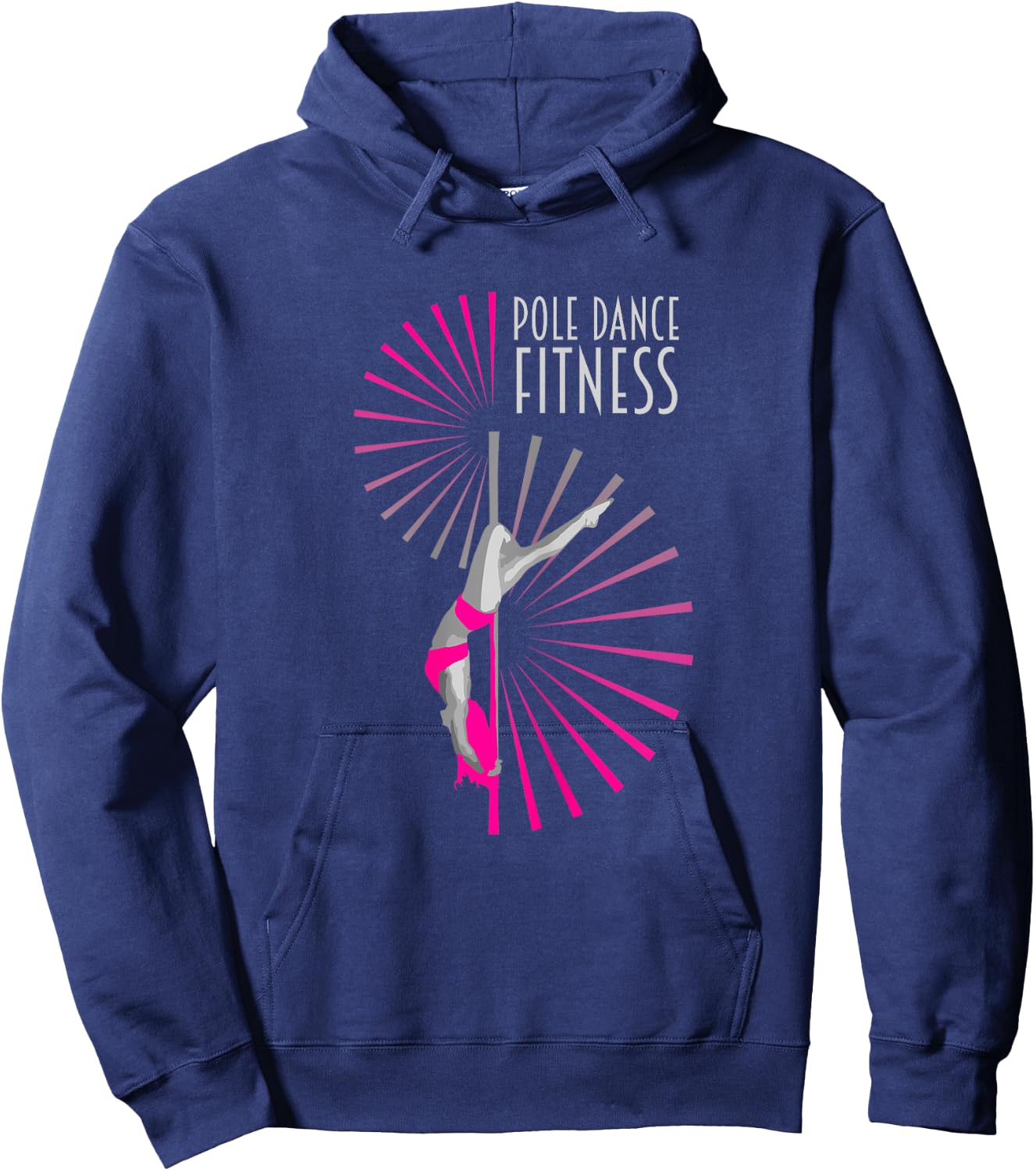 Pole Fitness Dance Graphic Cute Lady Dancer Gift Hoodie - Hoodie | Navy
