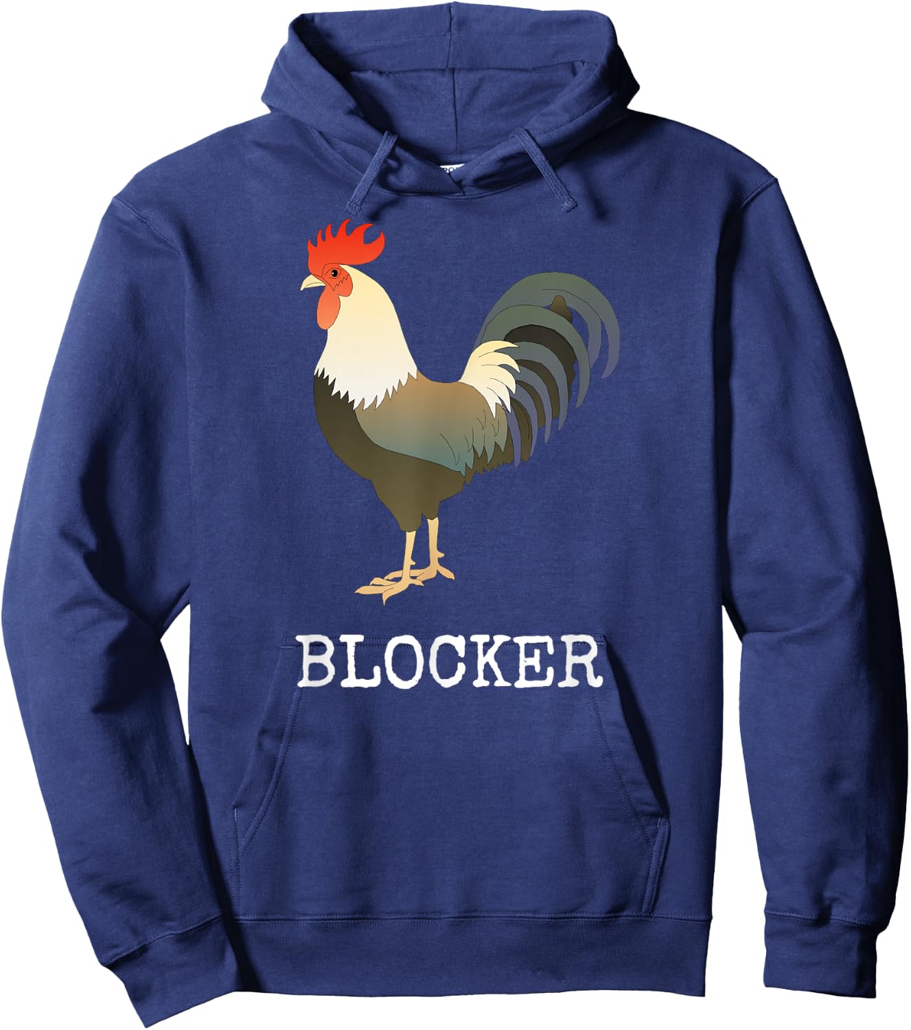 Cock Blocker Funny Hoodie - Hoodie | Navy