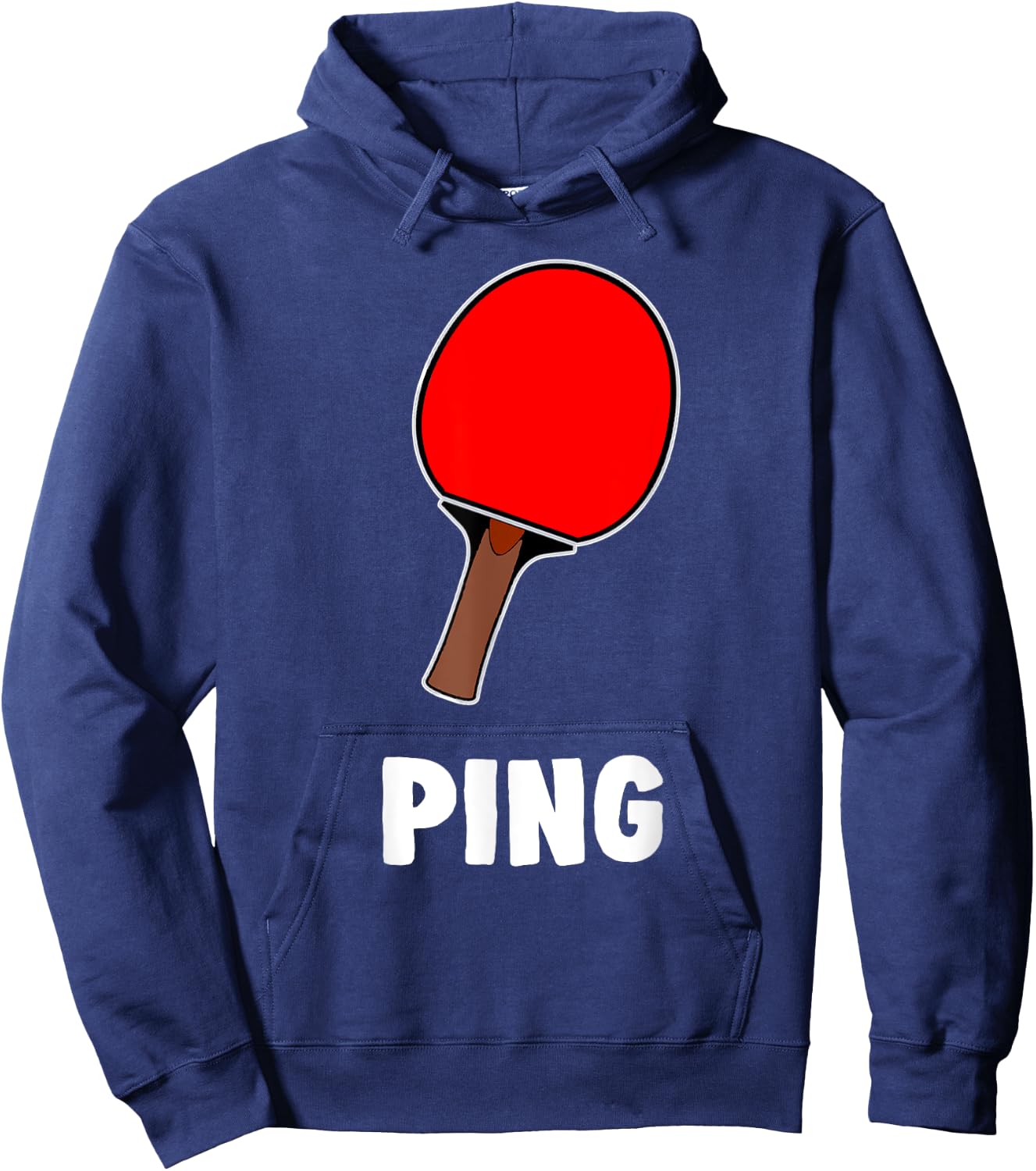 Couple Matching Halloween Costume Ping Table Tennis Hoodie - Hoodie | Navy