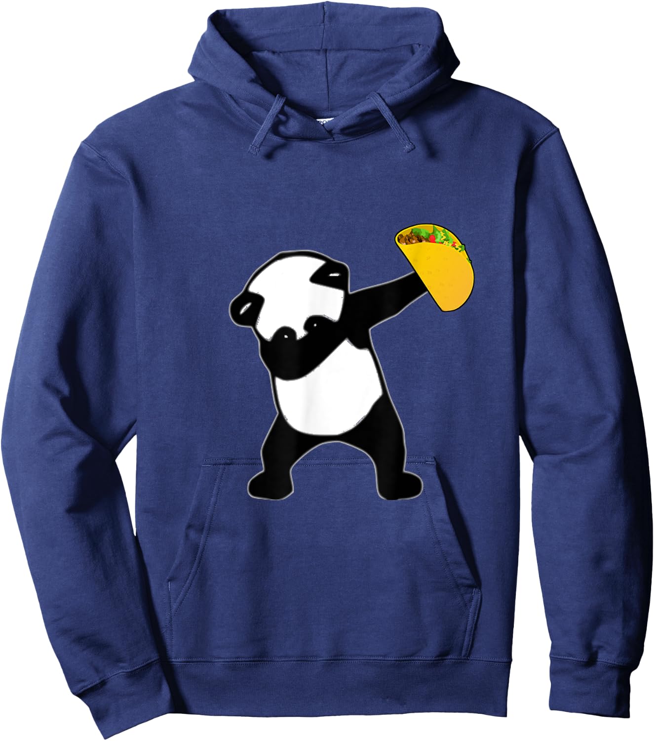 Dabbing Panda Bear Taco Mexican Tacos Dance Gift Hoodie - Hoodie | Navy