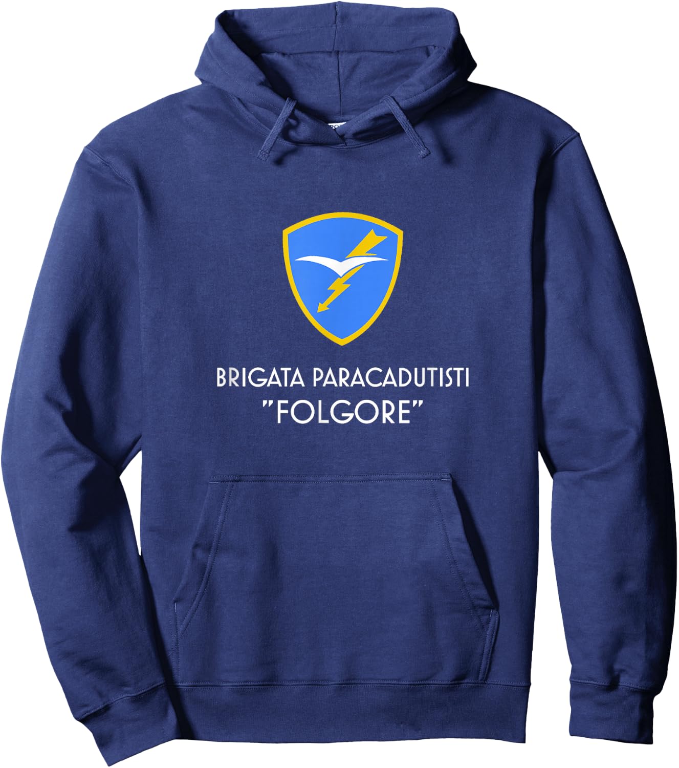Italian paratroops Folgore airborne european color Hoodie - Hoodie | Navy