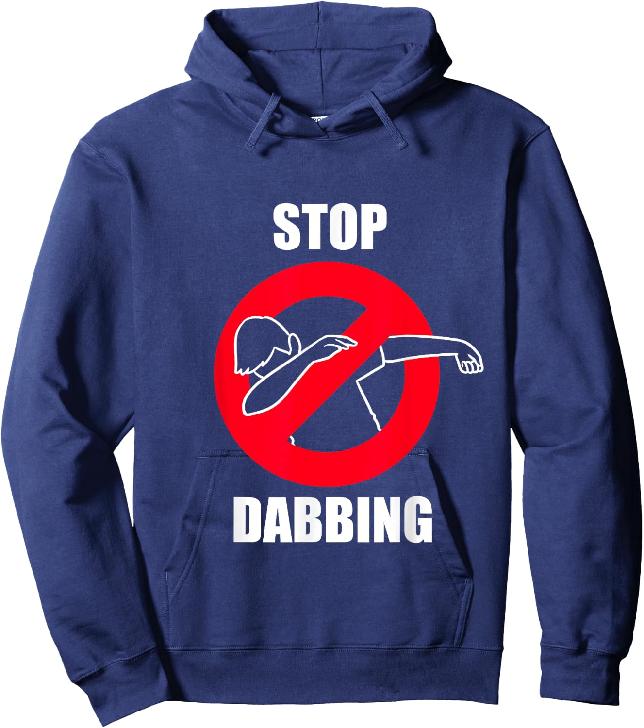 Funny Stop Dabbing Anti Dab Shirt for cool Kids and Party Hoodie - Hoodie | Navy