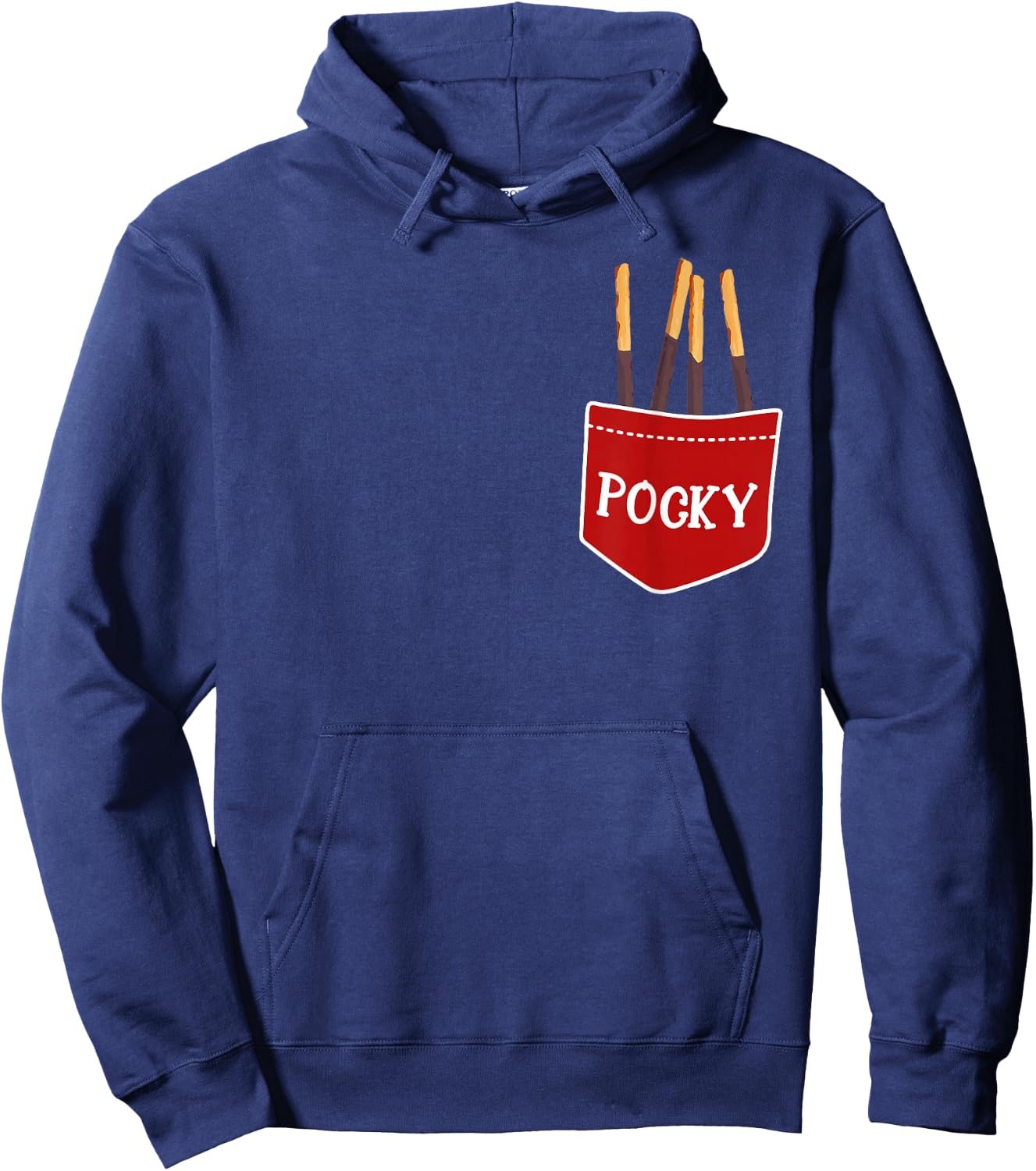Pocky Pocket Chocolate Japan Dessert Fun Gift Hoodie - Hoodie | Navy