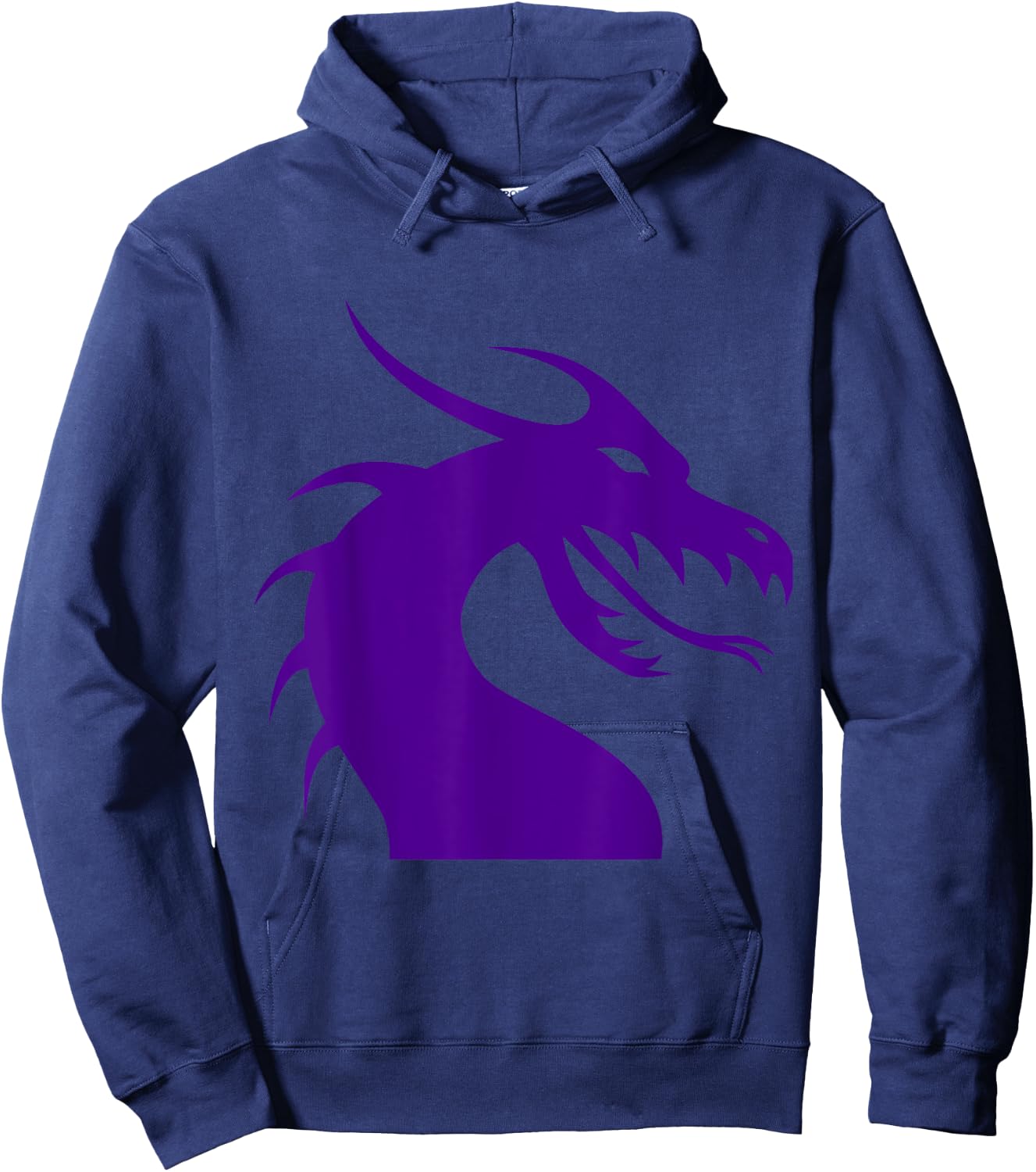 Cow Bone Hill Purple Dragon short sleeve Hoodie - Hoodie | Navy
