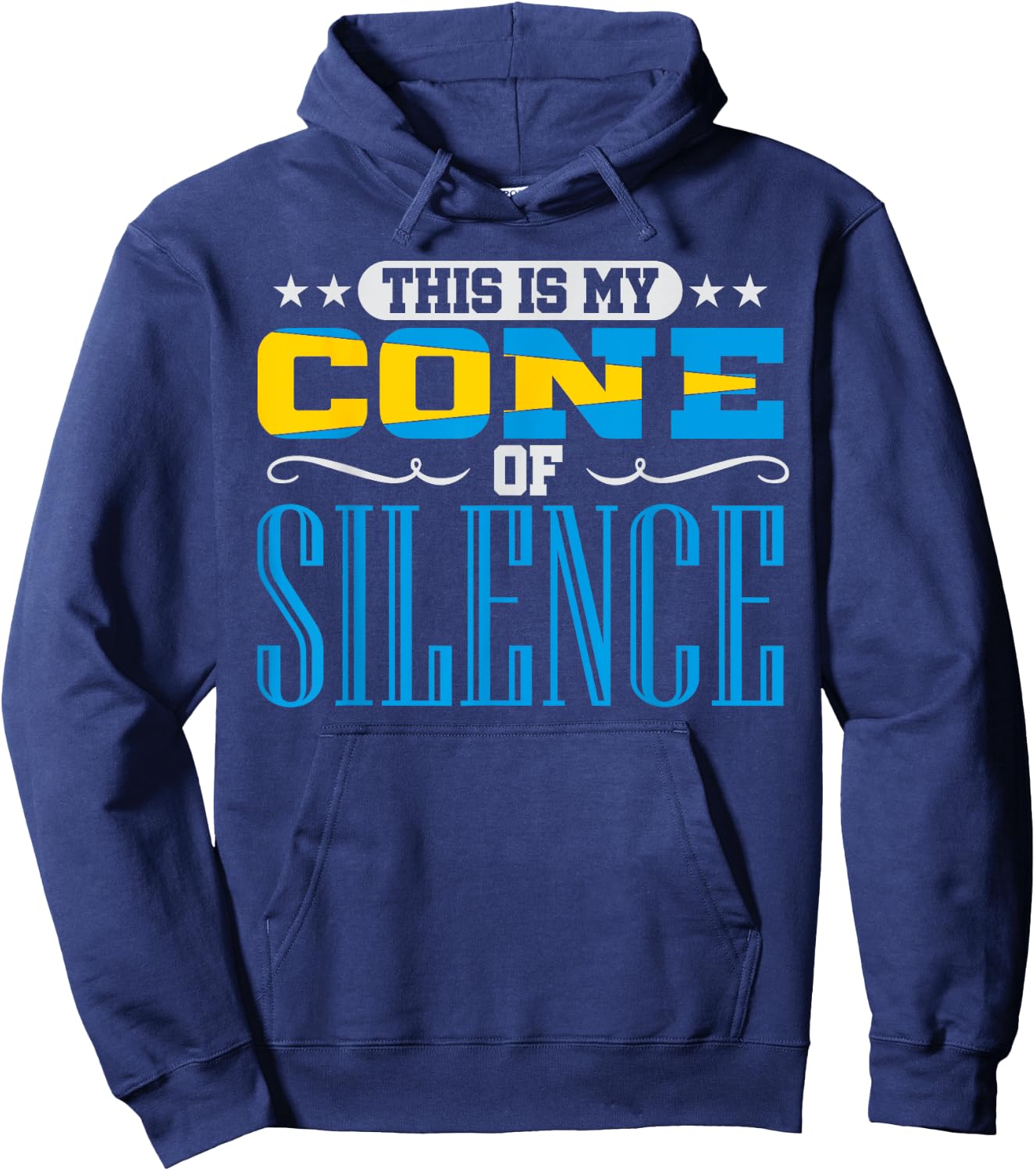Cone of Silence Agile Project Management Funny Gift Shirt Hoodie - Hoodie | Navy