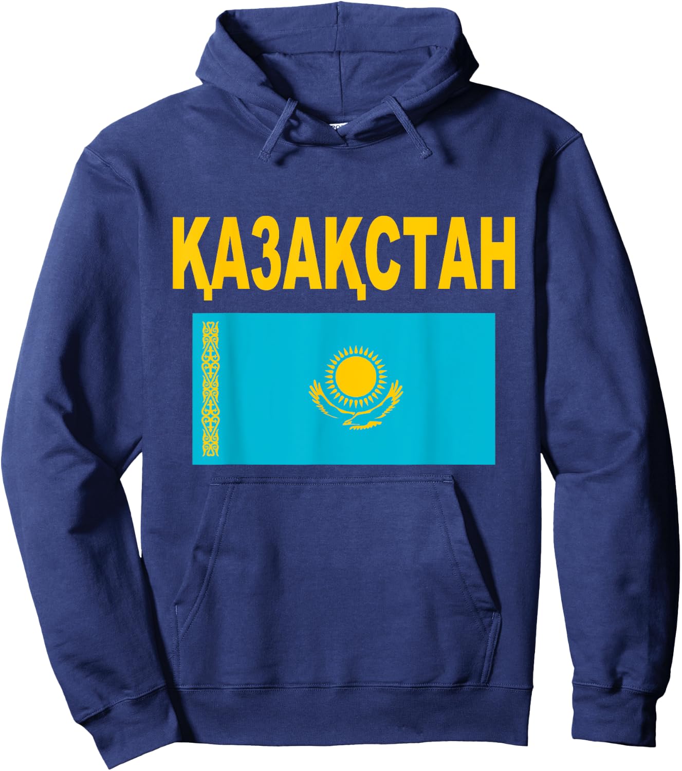 Kazakhstan Flag Cool Kazakh Flags Gift Women Hoodie - Hoodie | Navy