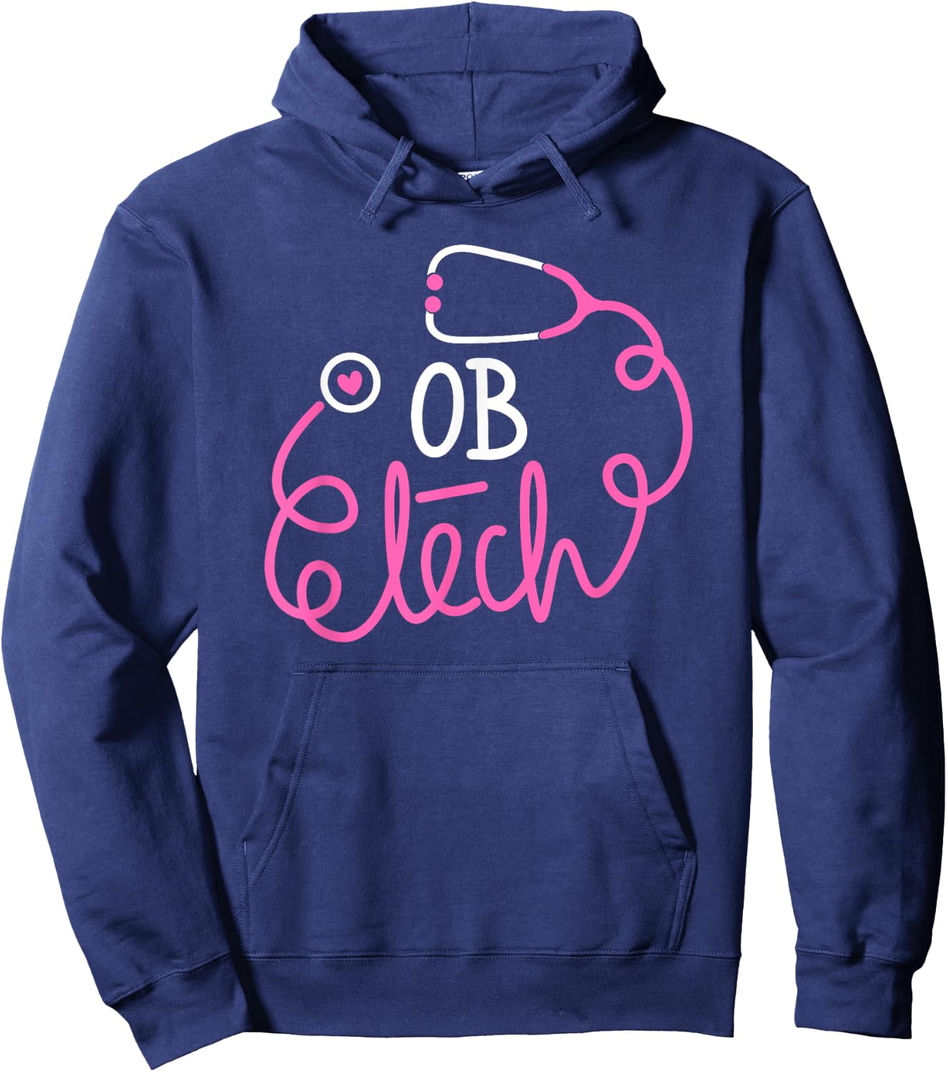 OB Tech Obstetric technologists L&D OB/GYN technician Hoodie - Hoodie | Navy