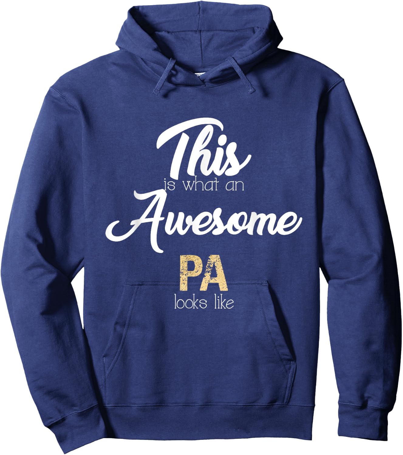 Awesome Pa Gift Grandfather from Granddaughter Grandson Hoodie - Hoodie | Navy