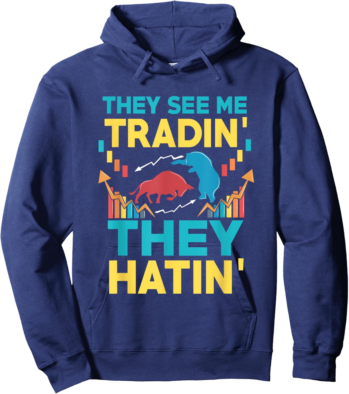 Stock Market Trader Forex Hoodie - Hoodie | Navy