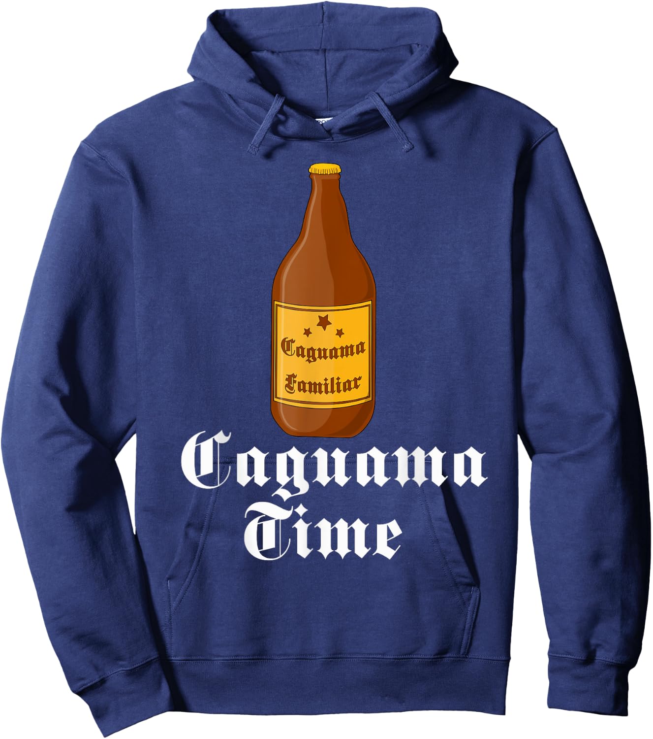 Caguama Time Shirt Cerveza Caguama Camisa en Espanol Hoodie - Hoodie | Navy