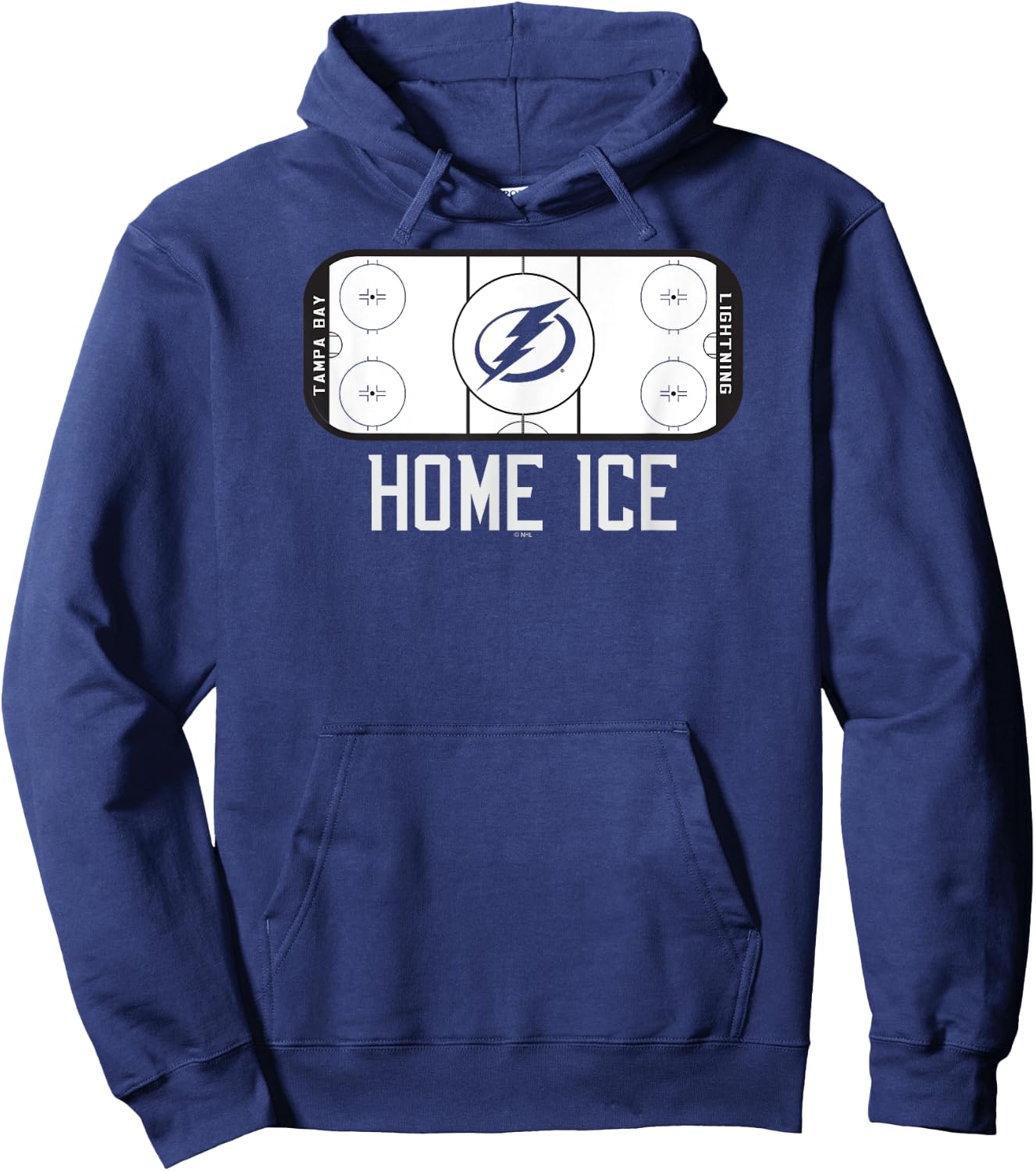 Tampa Bay Lightning Home Ice Blue Officially Licensed Hoodie - Hoodie | Navy