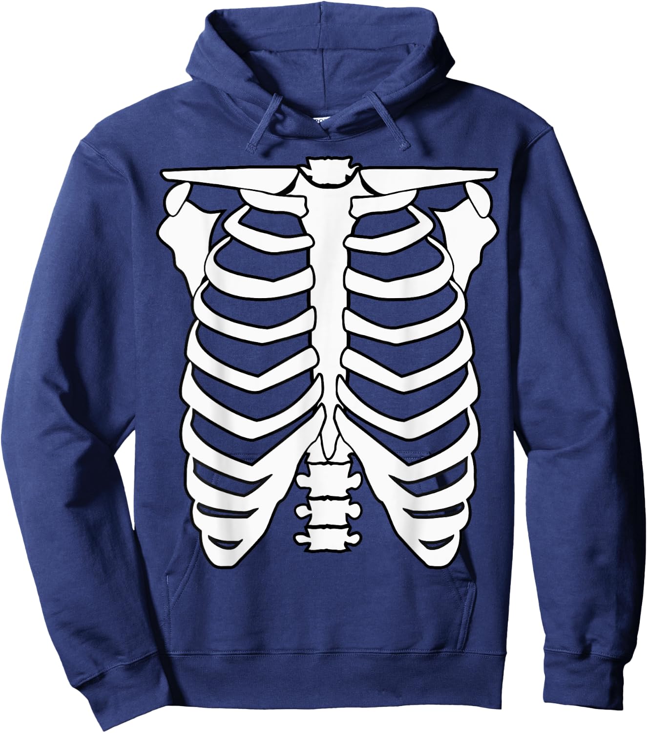 Halloween Skeleton Shirt Hoodie - Hoodie | Navy