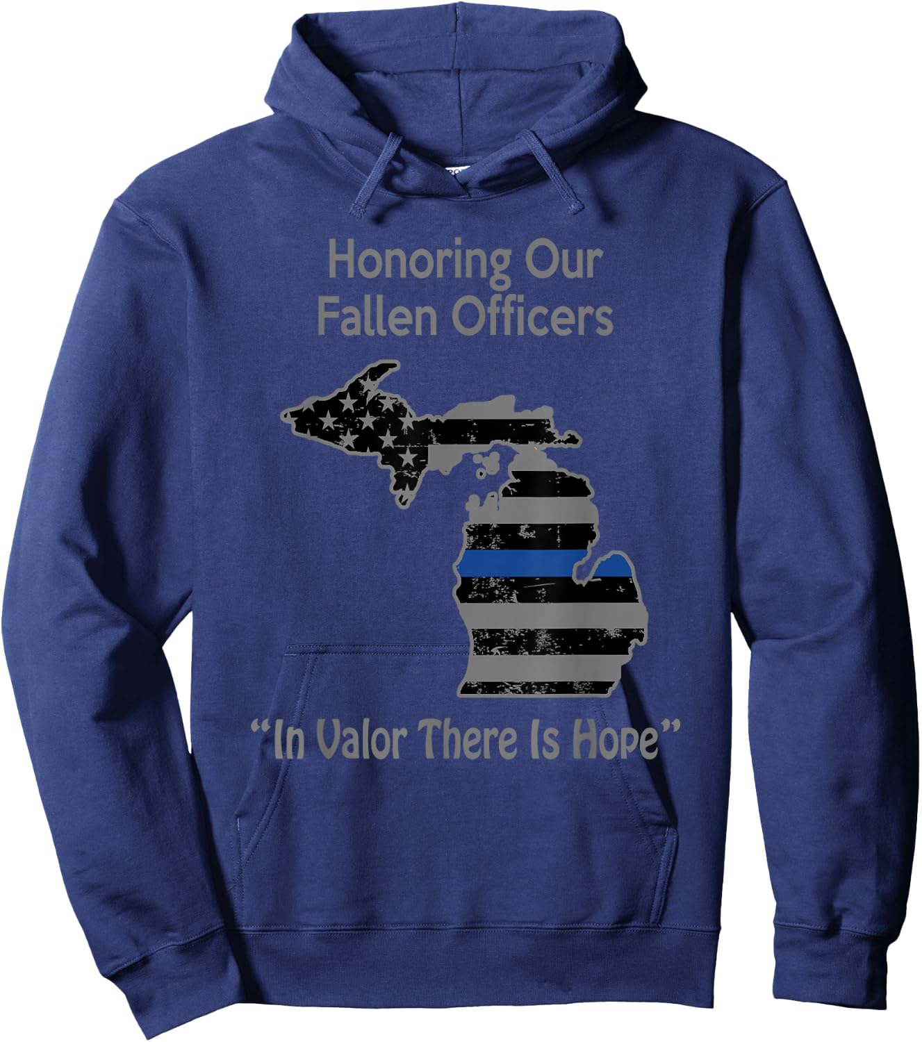 Michigan State Police Michigan State Police Shirt Hoodie - Hoodie | Navy