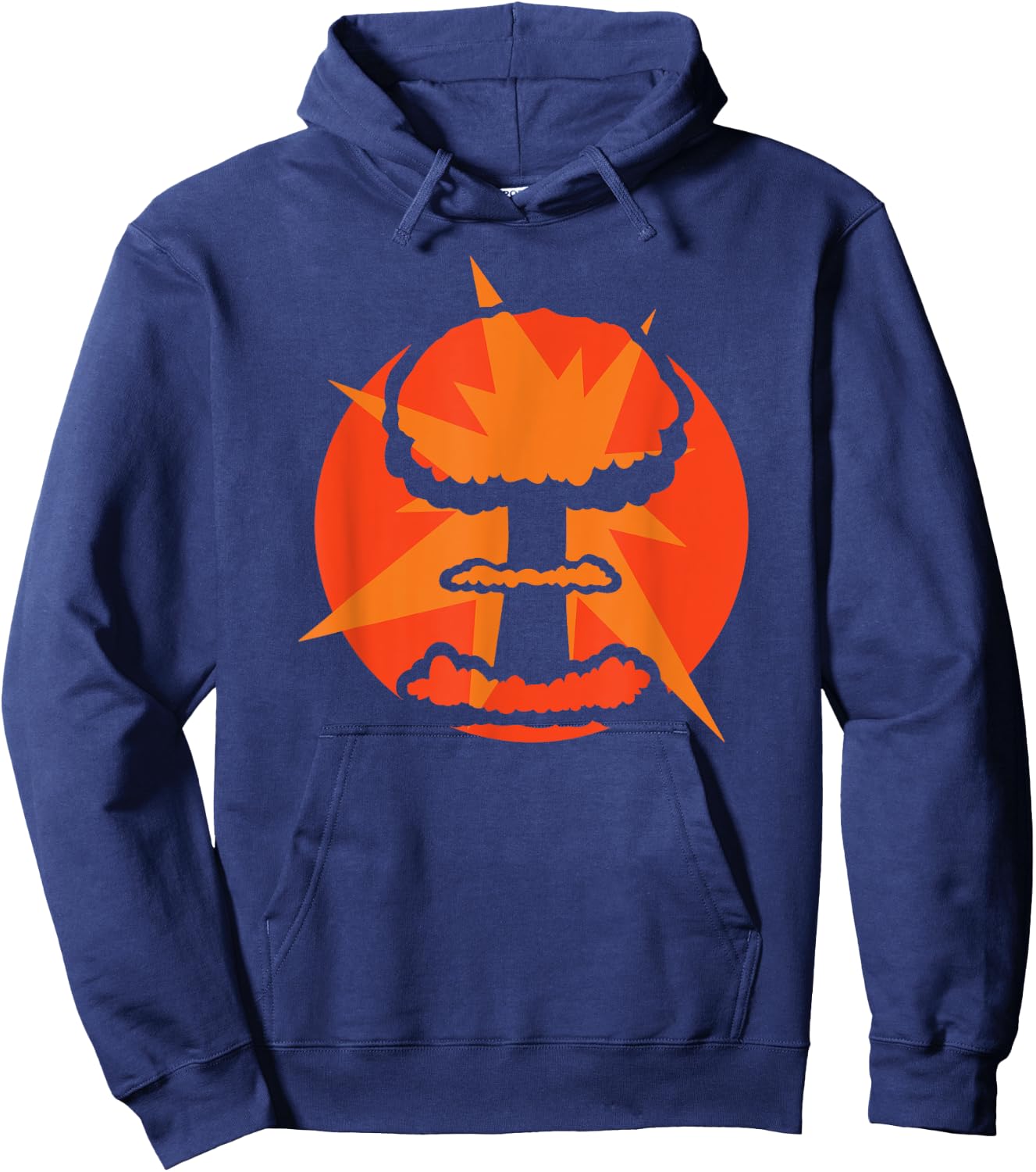 Nuclear Bomb Shirts Mushroom Clouds Retro War Blast Hoodie - Hoodie | Navy