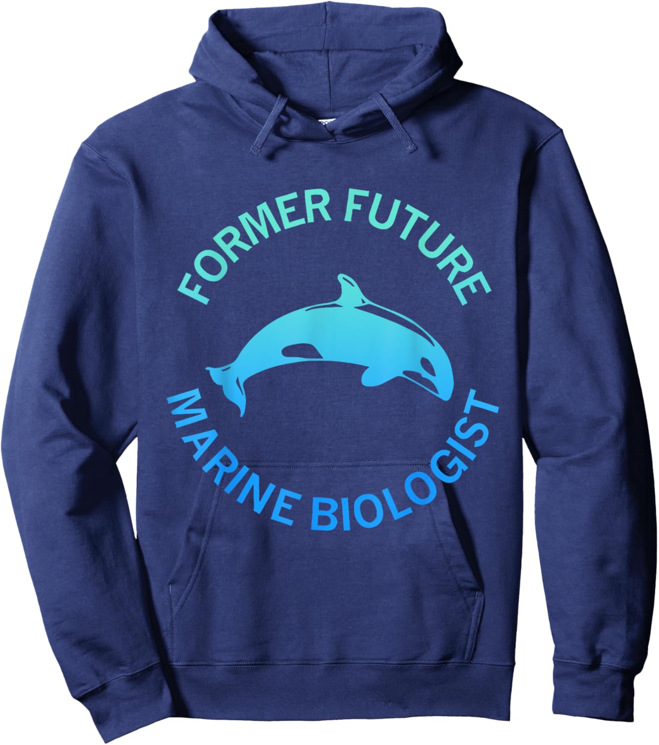 Former Future Marine Biologist Apparel Hoodie - Hoodie | Navy