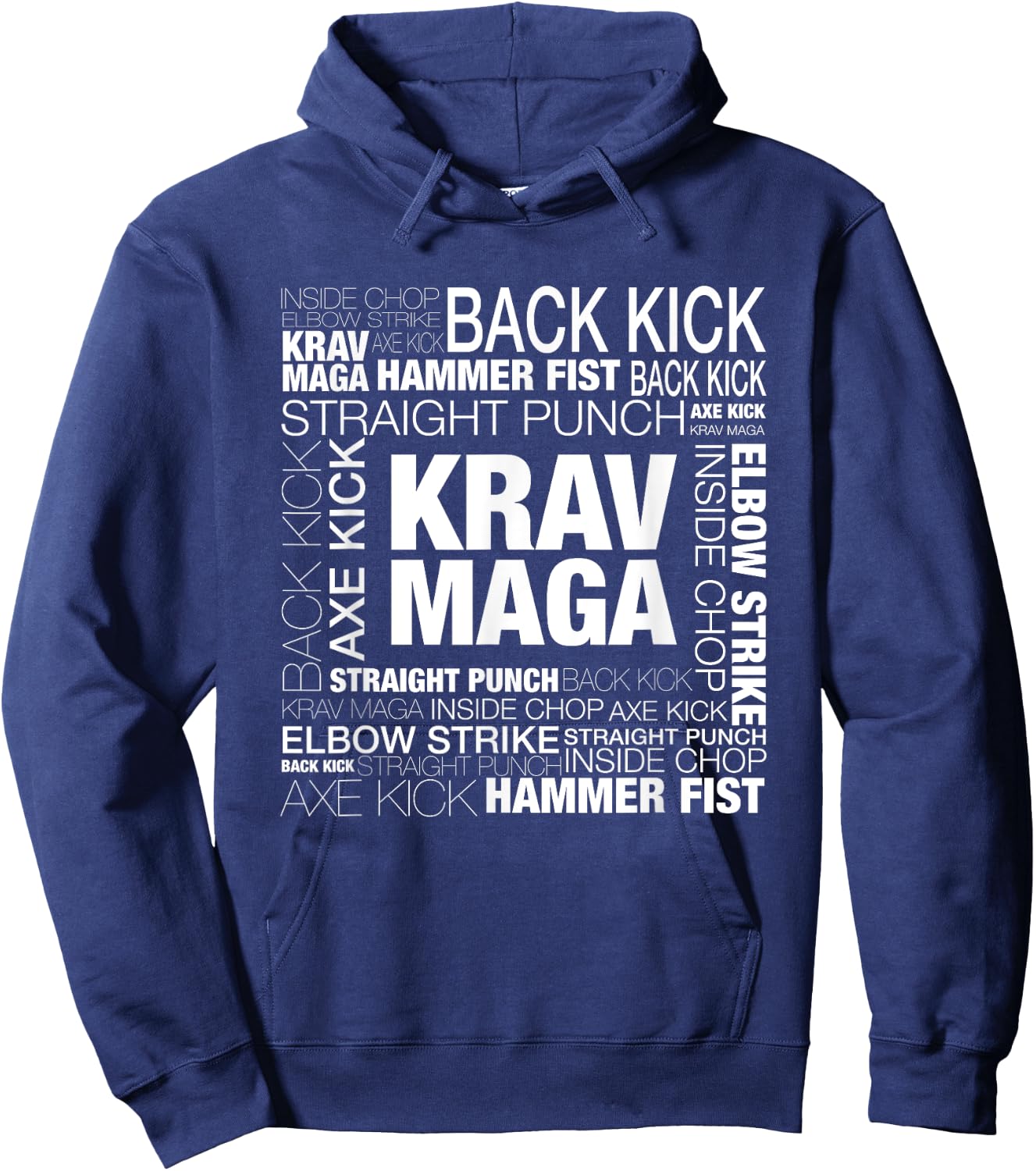 Krav Maga Israeli Martial Arts Self Defense Gift Hoodie - Hoodie | Navy