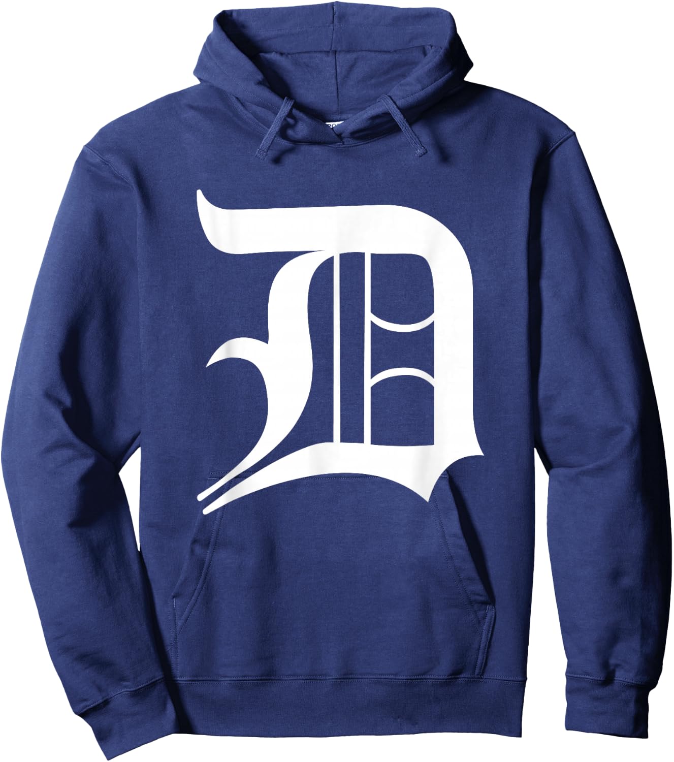 Detroit Letter D Hoodie - Hoodie | Navy