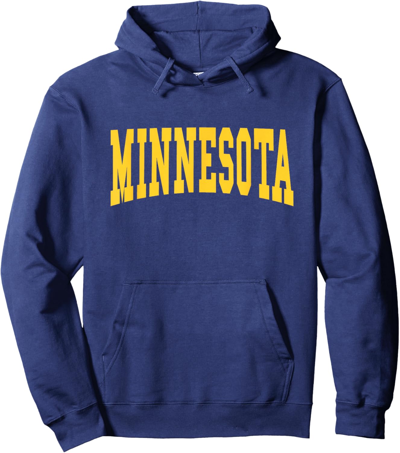 Graphic Apparel Co. - MINNESOTA - Maroon Short Sleeve - Minnesota Team - Small Hoodie - Hoodie | Navy