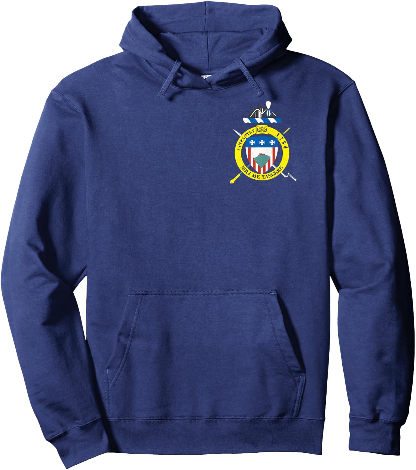 Old Guard Shirt - Honor Guard - 3rd Infantry Crest "Classic" Hoodie - Hoodie | Navy