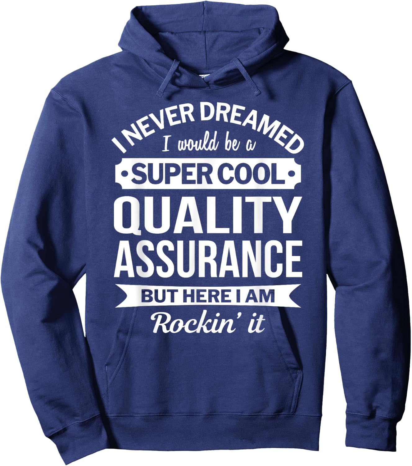 Quality Assurance Gifts Funny Hoodie - Hoodie | Navy