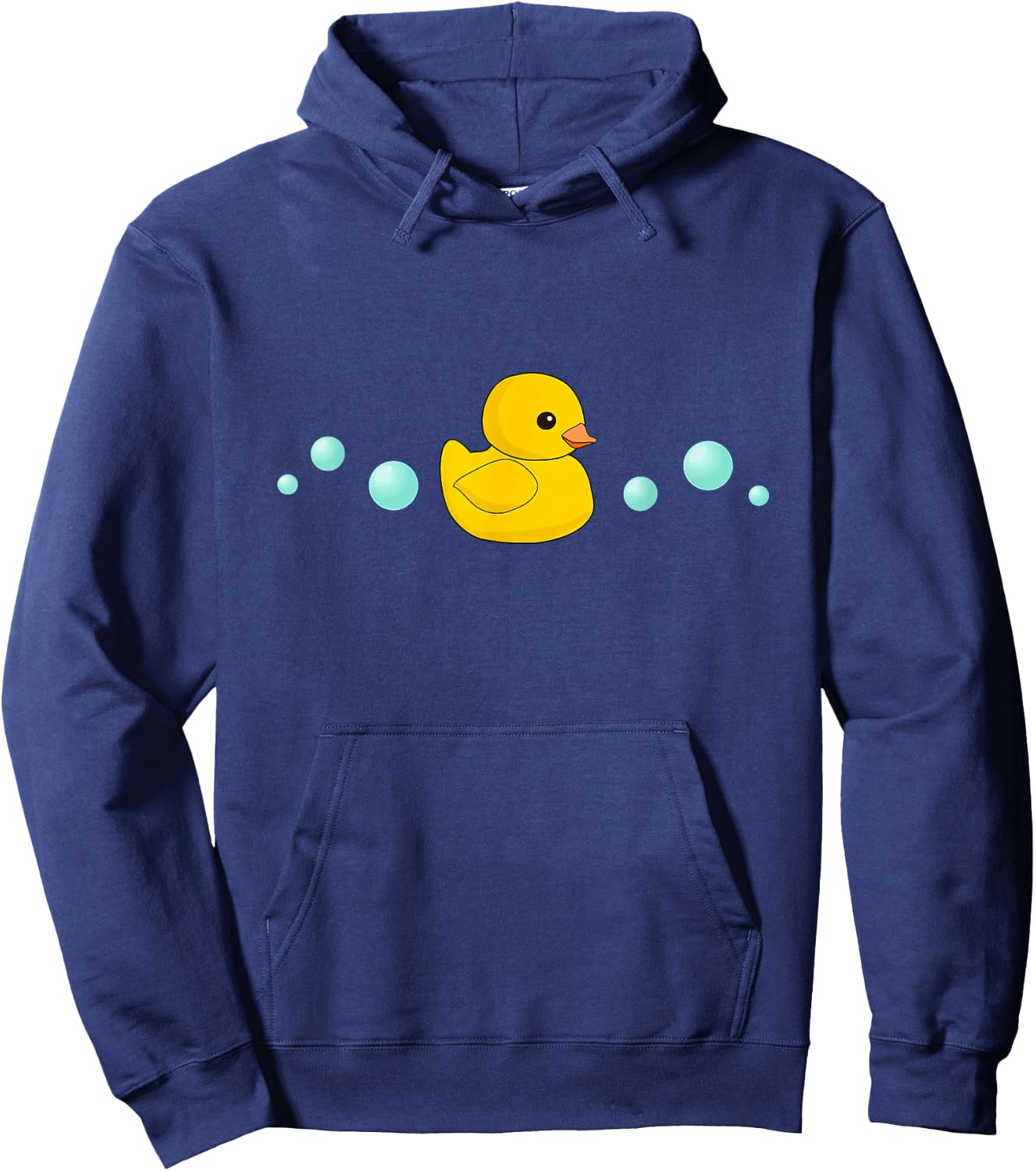Cute Yellow Rubber Ducky - Duck Duckie Shirt Hoodie - Hoodie | Navy