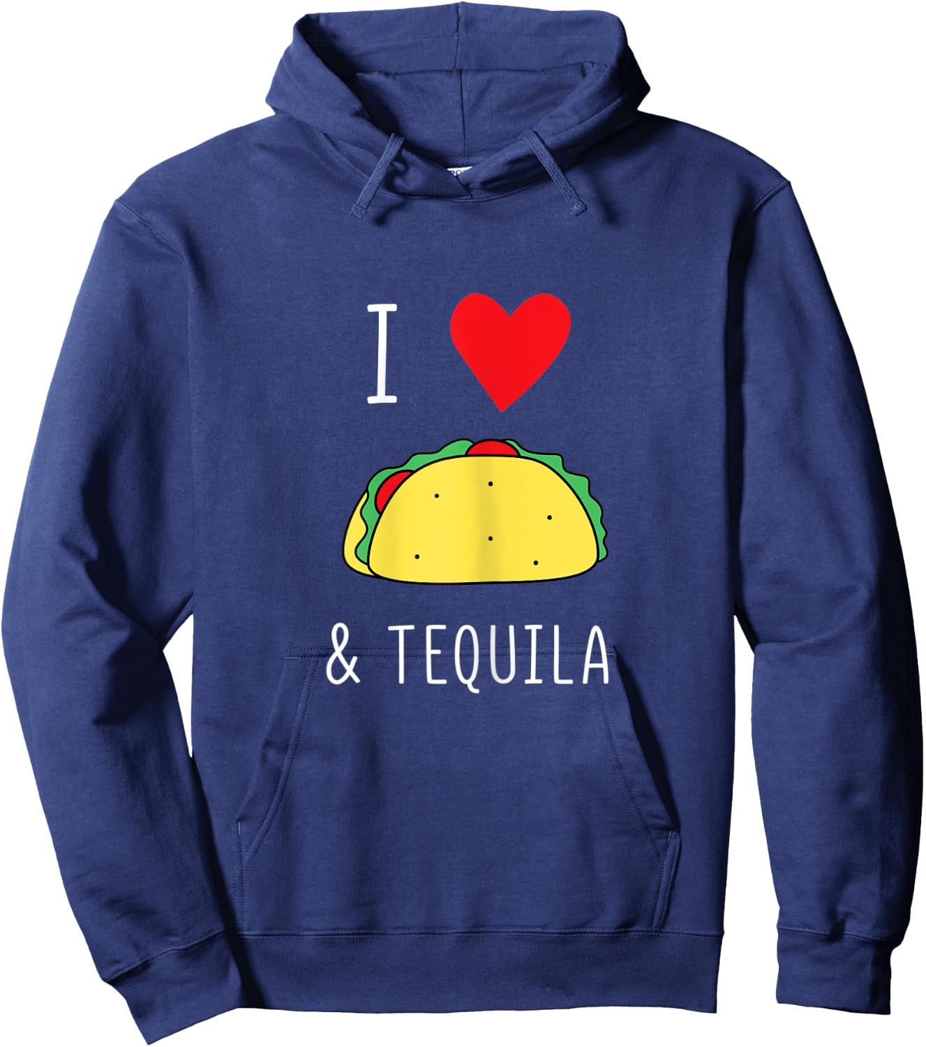 I Love Tacos And Tequila Shirt Mamacita Cinco De Mayo Party Hoodie - Hoodie | Navy