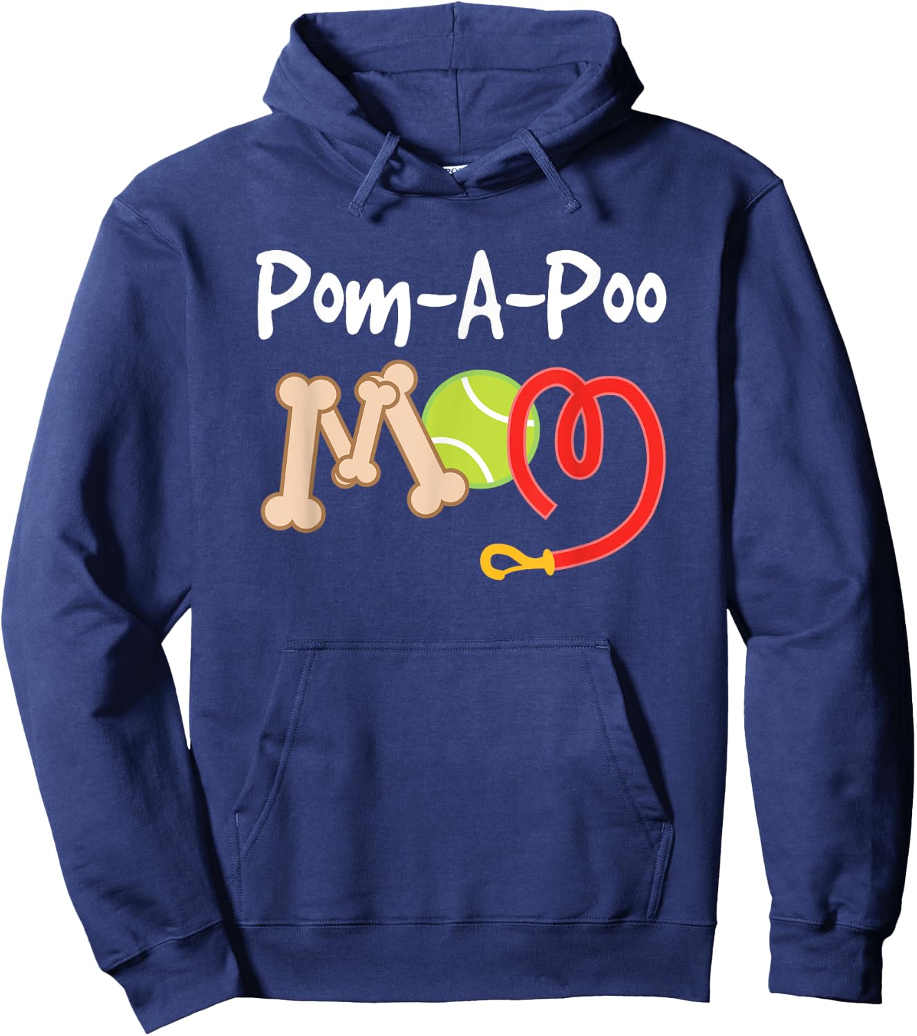 Pom-A-Poo Mom Mothers Day Pet Gift Hoodie - Hoodie | Navy