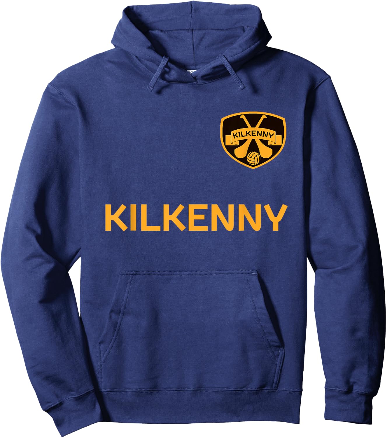 Ireland - County Kilkenny Football and Hurling Hoodie - Hoodie | Navy