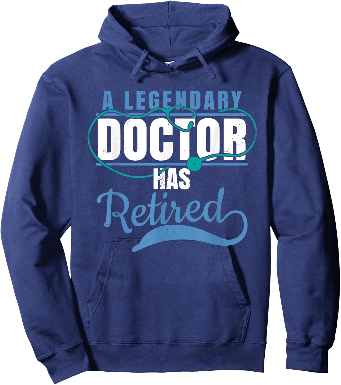 Retired Doctor Retirement Gift Shirt for Retiring Medical MD Hoodie - Hoodie | Navy