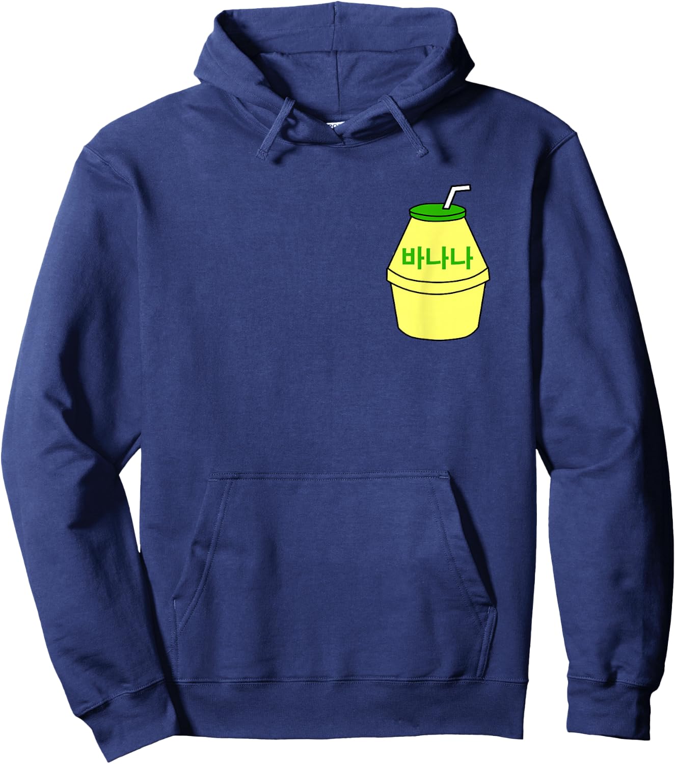 Cute Banana Milk Korean Kpop Japan Harajuku Kawaii Hoodie - Hoodie | Navy