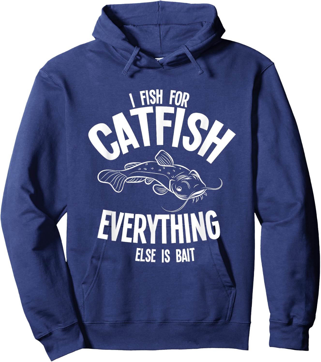 Catfishing Shirt Catfish Fisherman Flathead Fisher Hoodie - Hoodie | Navy