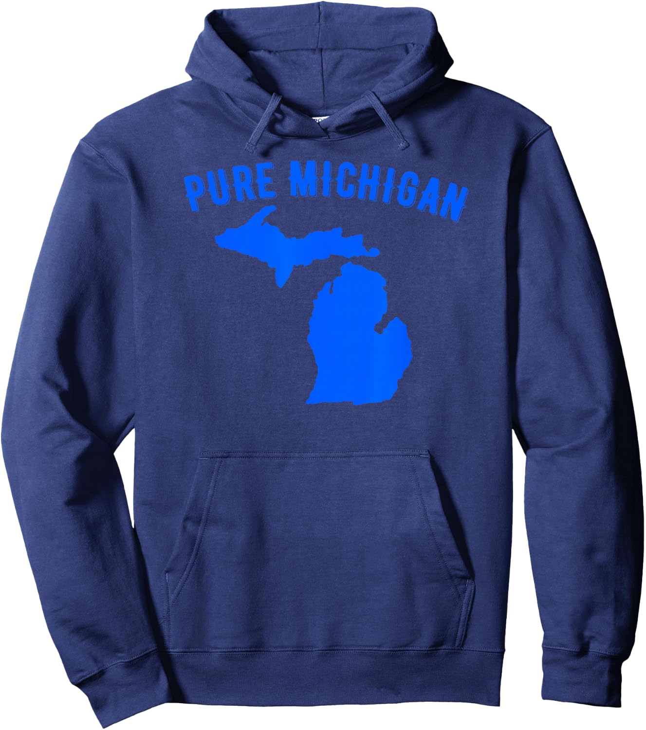 Pure Michigan Vacation Water Lake Fun Gift Hoodie - Hoodie | Navy