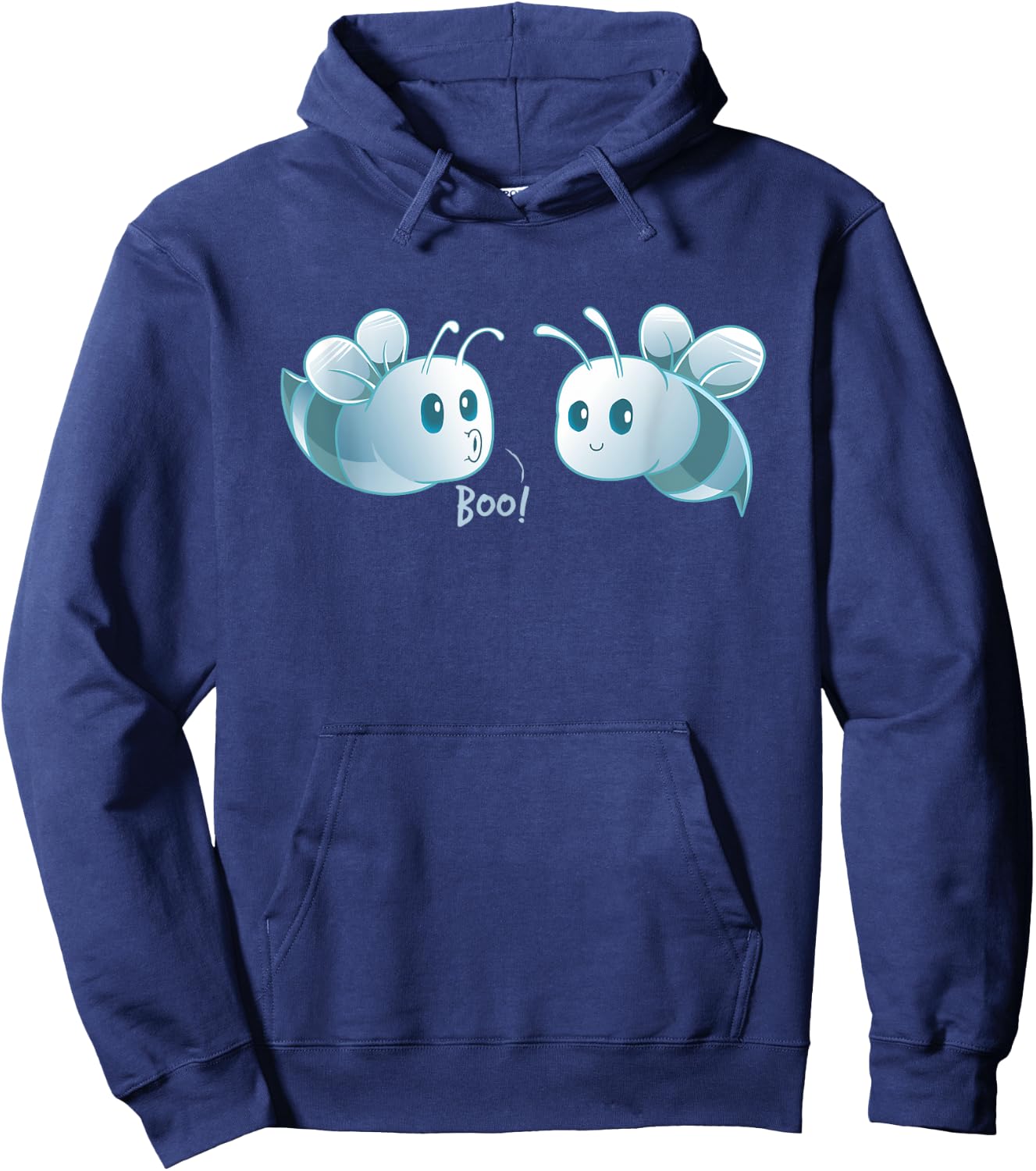 Boo Bees Ghost Women Boobs Beekeeper Bee Lover Halloween Hoodie - Hoodie | Navy