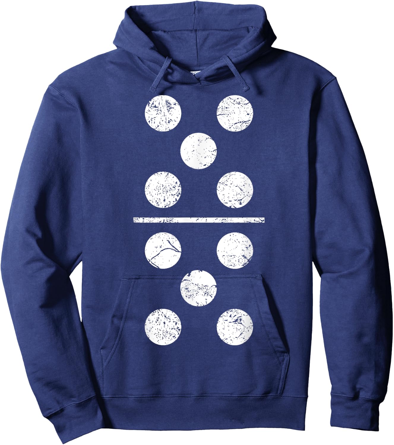 Domino Game Tile Pieces Trendy Group Family Matching Hoodie - Hoodie | Navy