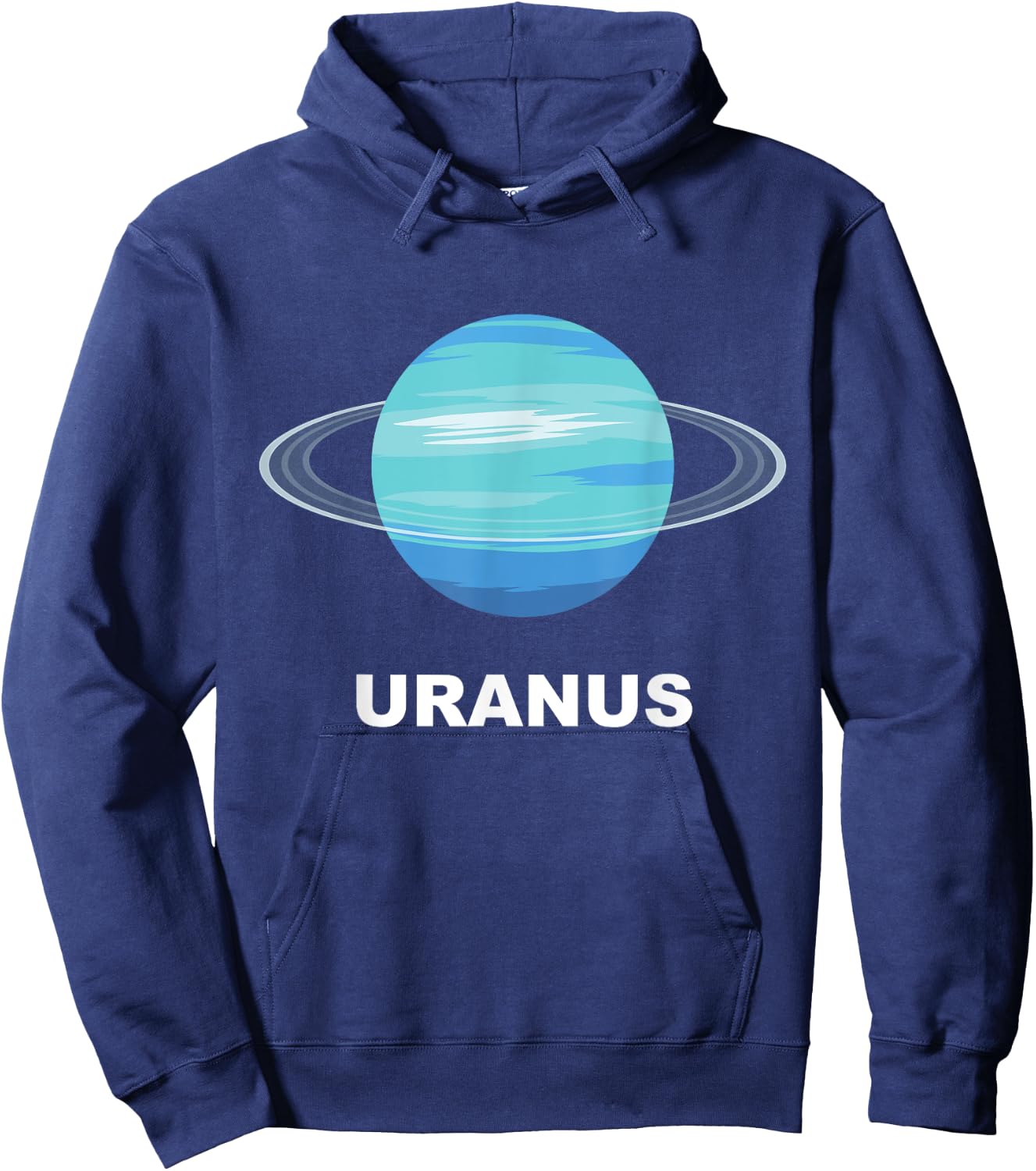 Solar System Group Costumes - Giant Planet Uranus Costume Hoodie - Hoodie | Navy