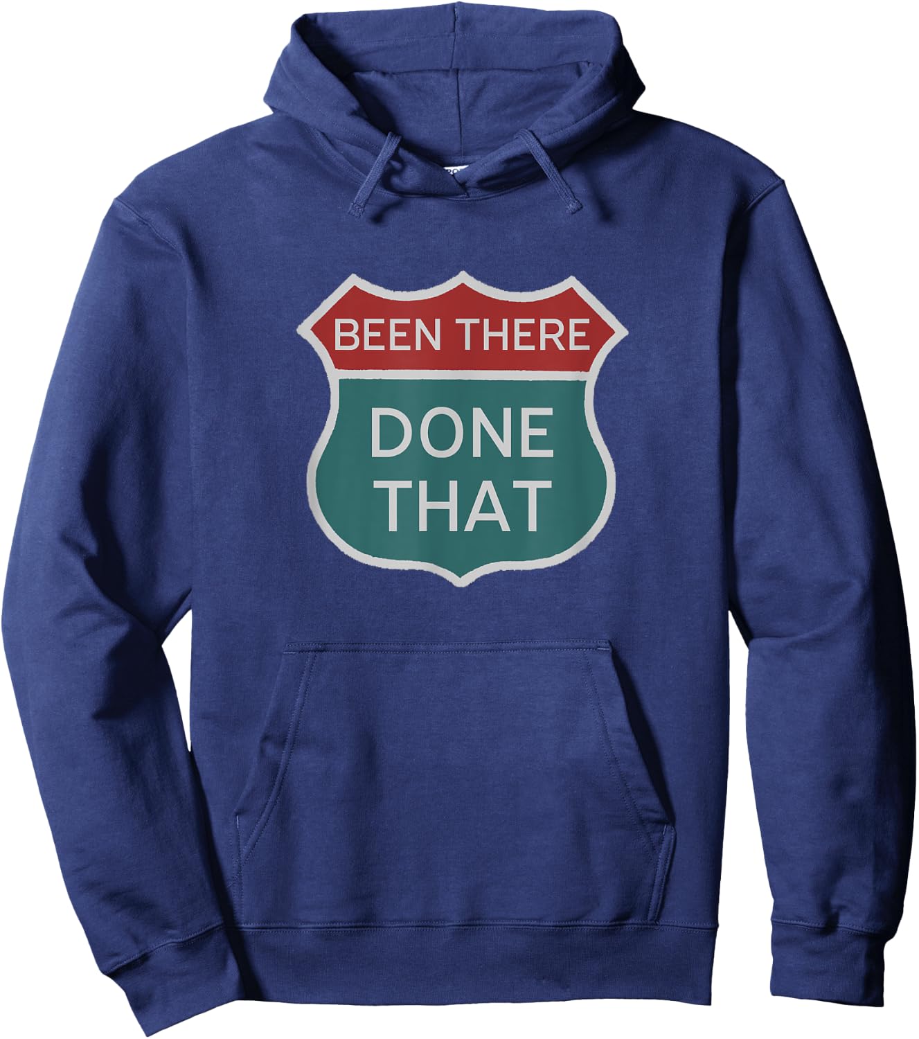 Been There Done That USA Sign Travel Hoodie - Hoodie | Navy