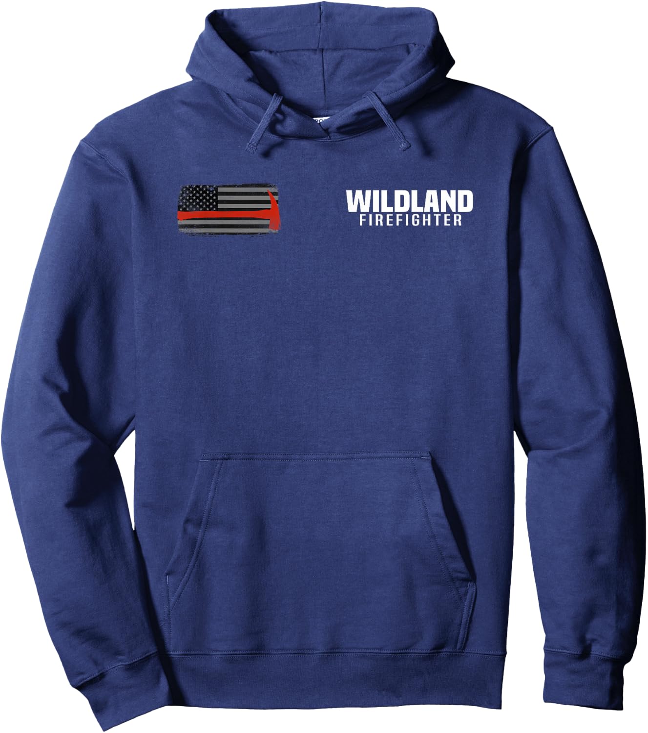 Wildland Fire Rescue Department Firefighters Firemen Uniform Hoodie - Hoodie | Navy