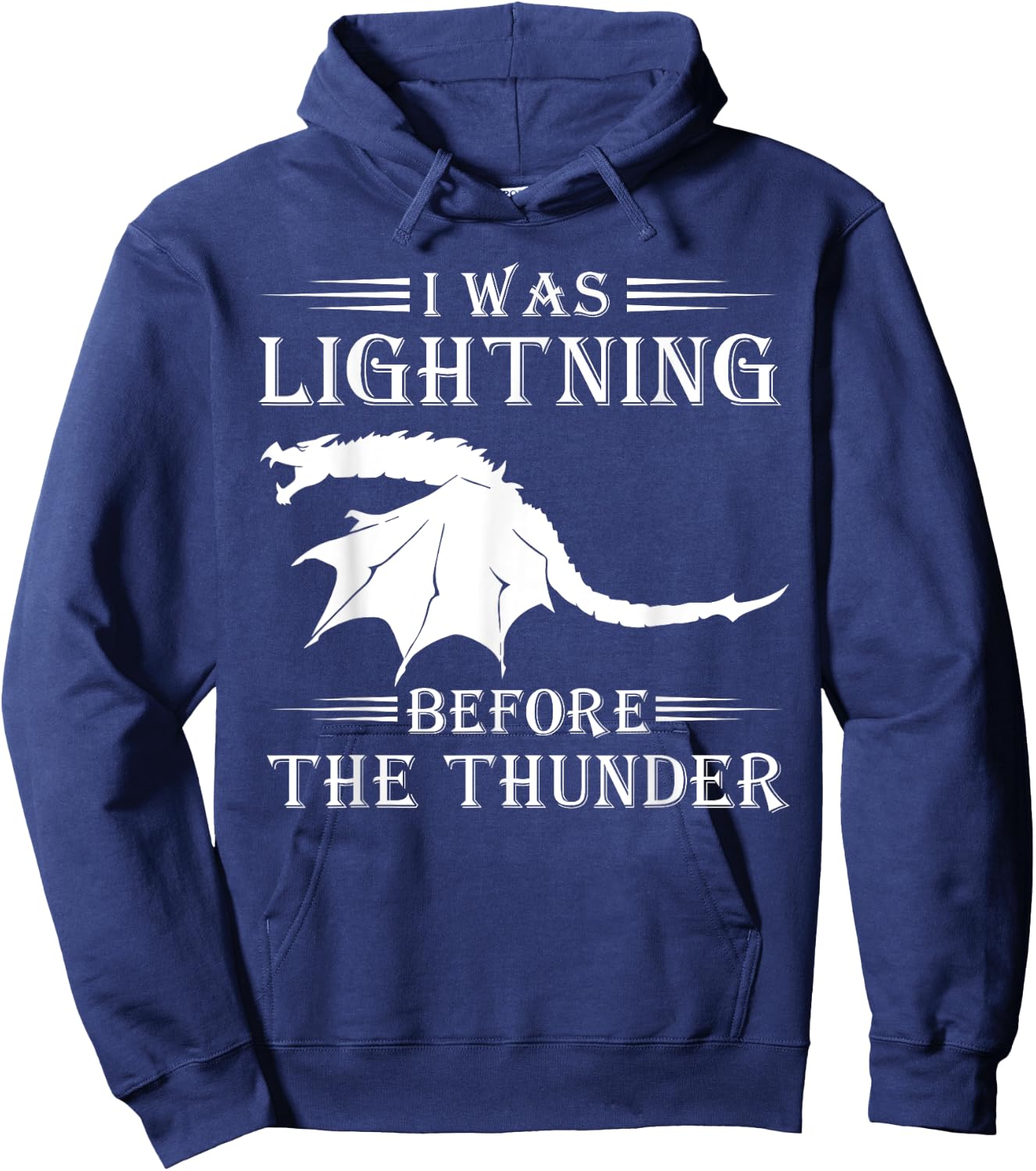 Thunder Dragon Birthday Gift Hoodie - Hoodie | Navy