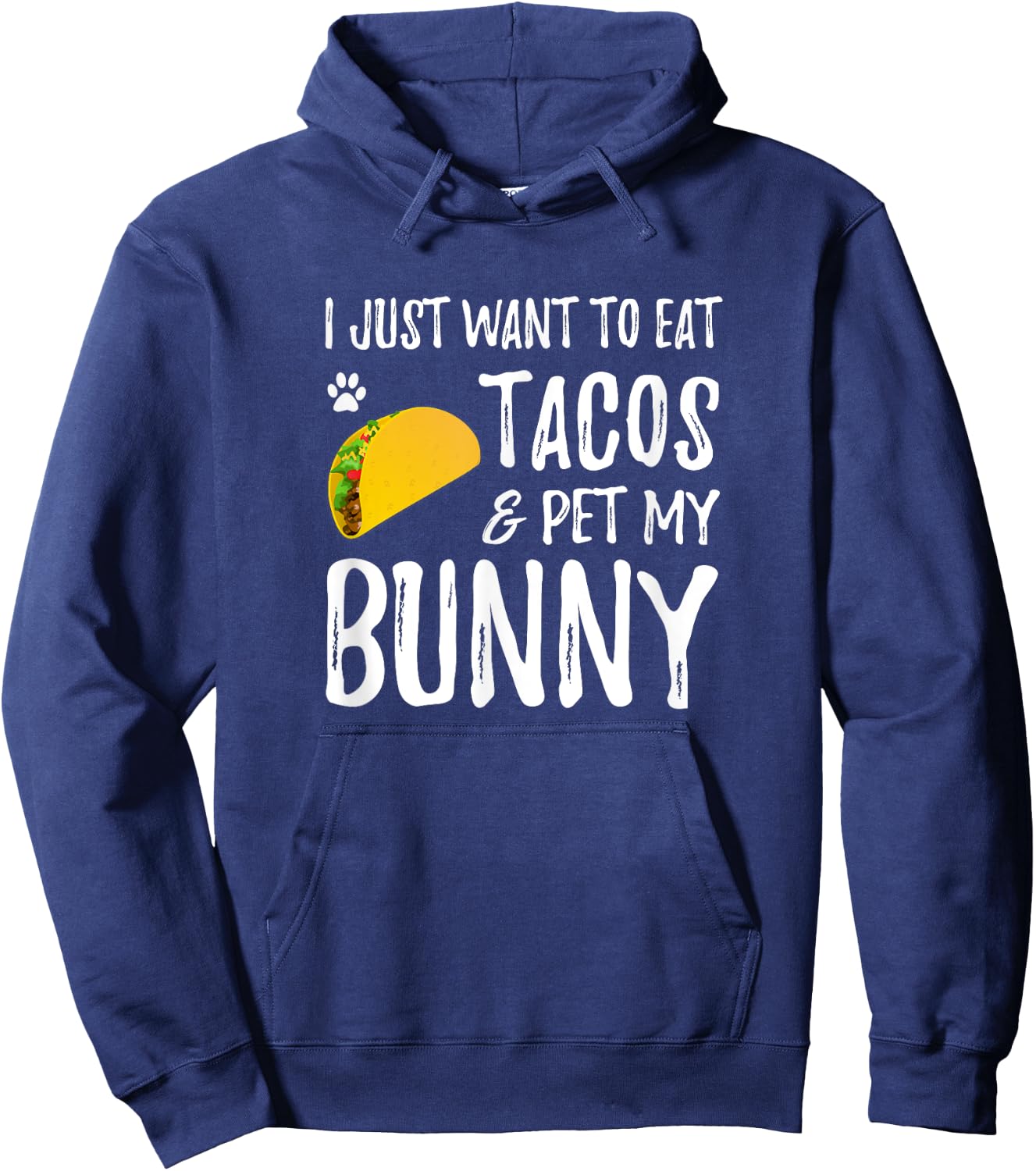 Taco Lover Bunny Shirt for Cinco de Mayo Bunny Mom or Dad Hoodie - Hoodie | Navy