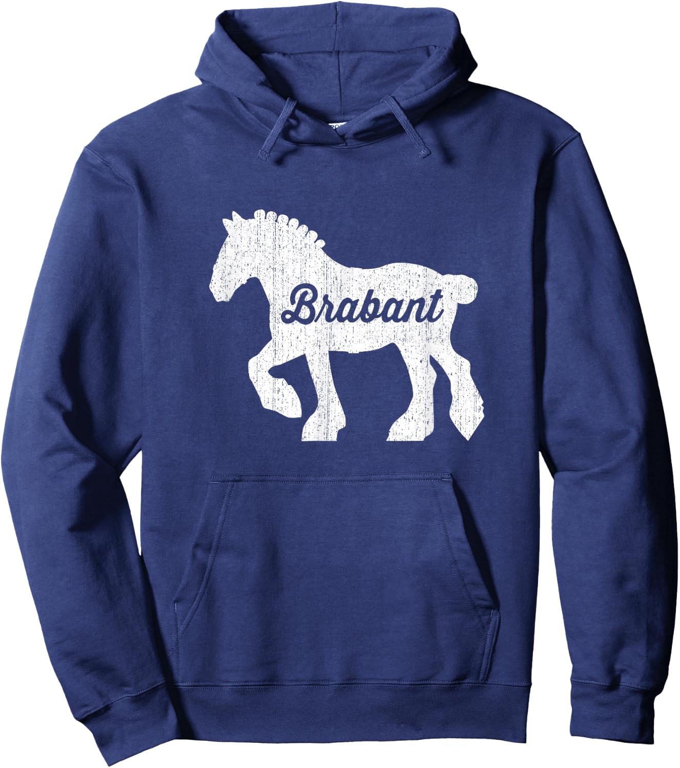Brabant Draft Horse Shirt Hoodie - Hoodie | Navy