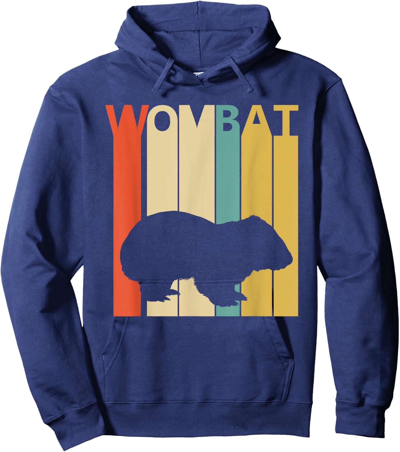 Spirit Animal Wombat Shirt - Vintage Wombat Hoodie - Hoodie | Navy