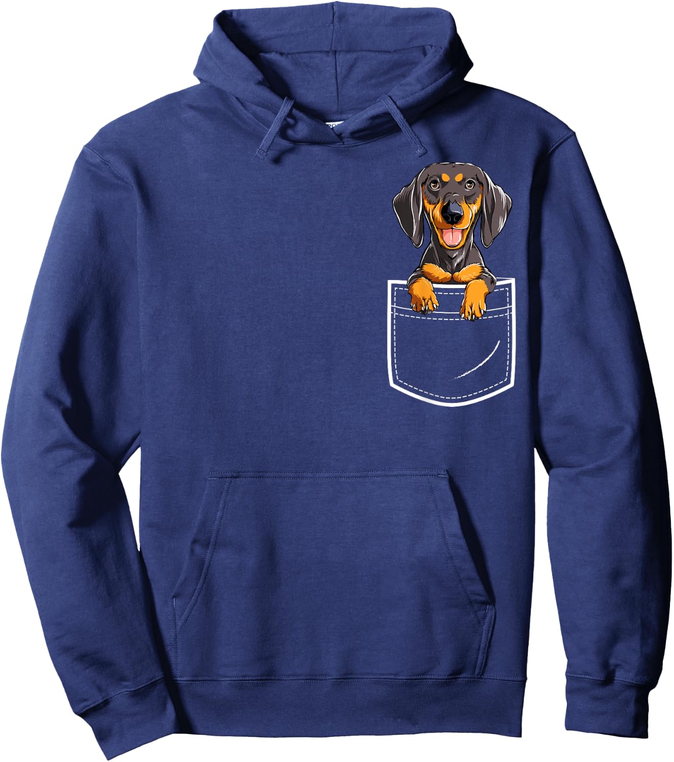 Dachshund in Your Front Pocket T Shirt Dog Puppy Gifts Women Hoodie - Hoodie | Navy
