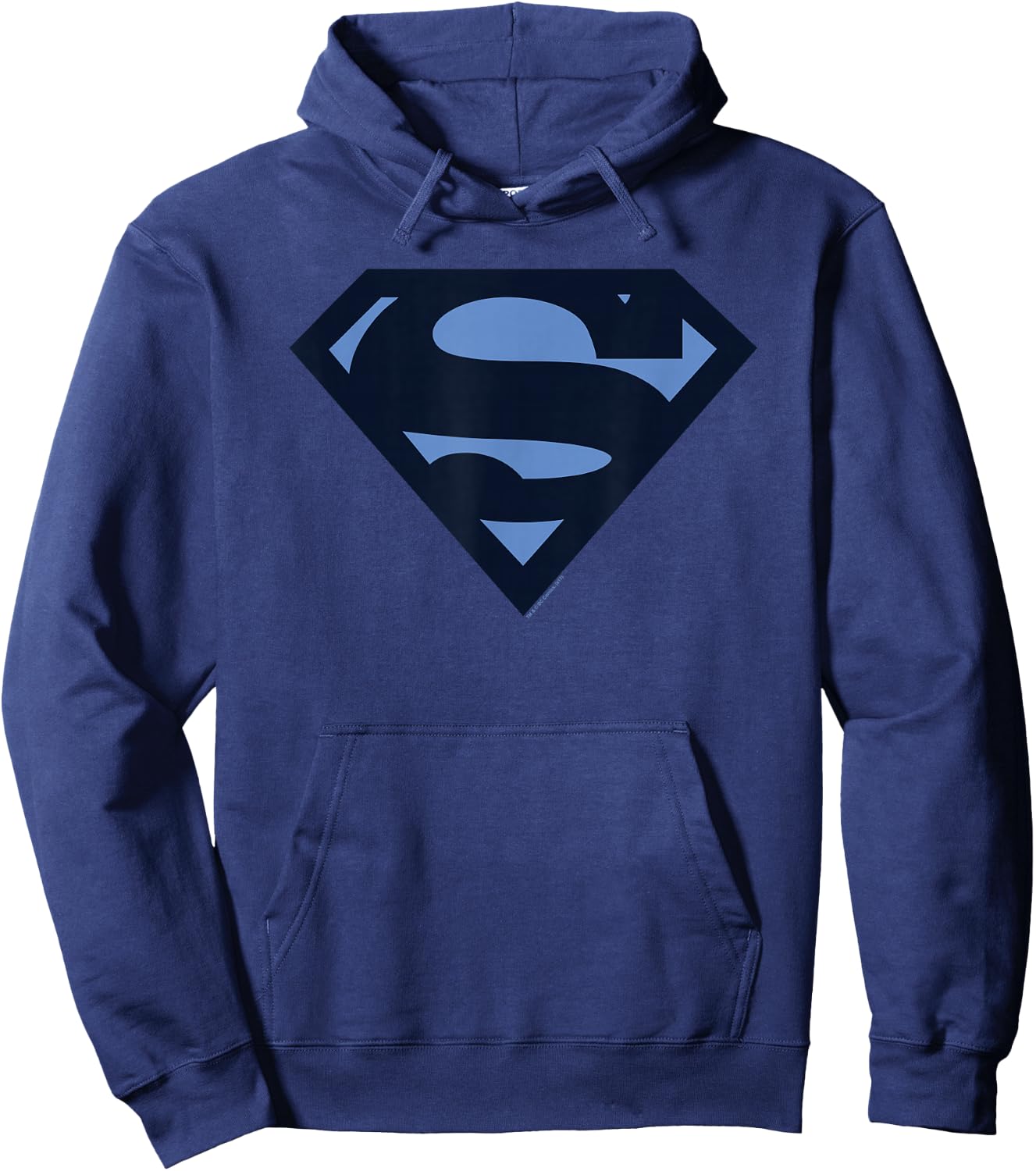 Superman Blue Shield Hoodie - Hoodie | Navy