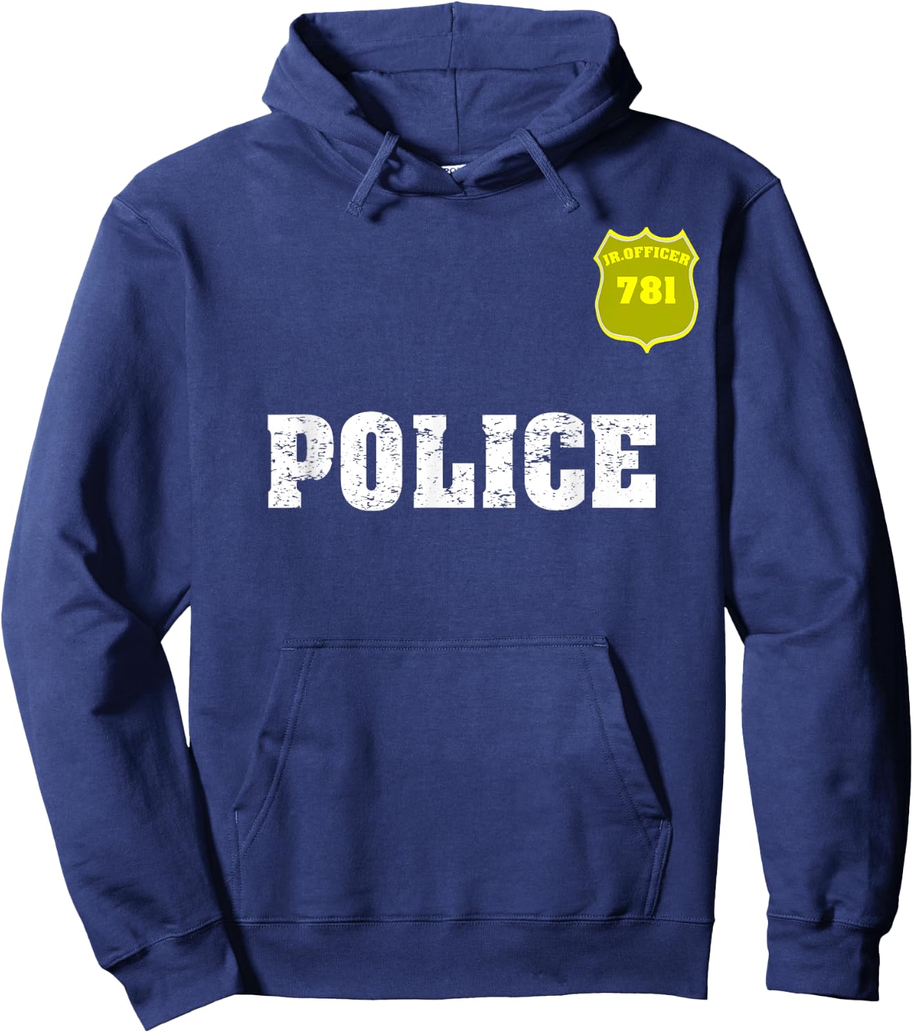 Police Officer Halloween shirt for Costume Boys Girl Hoodie - Hoodie | Navy