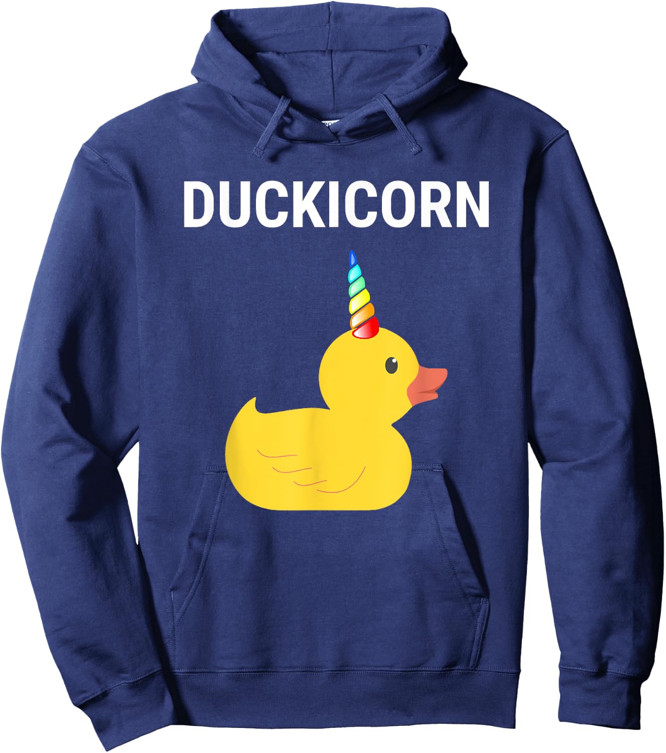 Duckicorn Rubber Duck Unicorn Cute Funny Duck Lover Hoodie - Hoodie | Navy