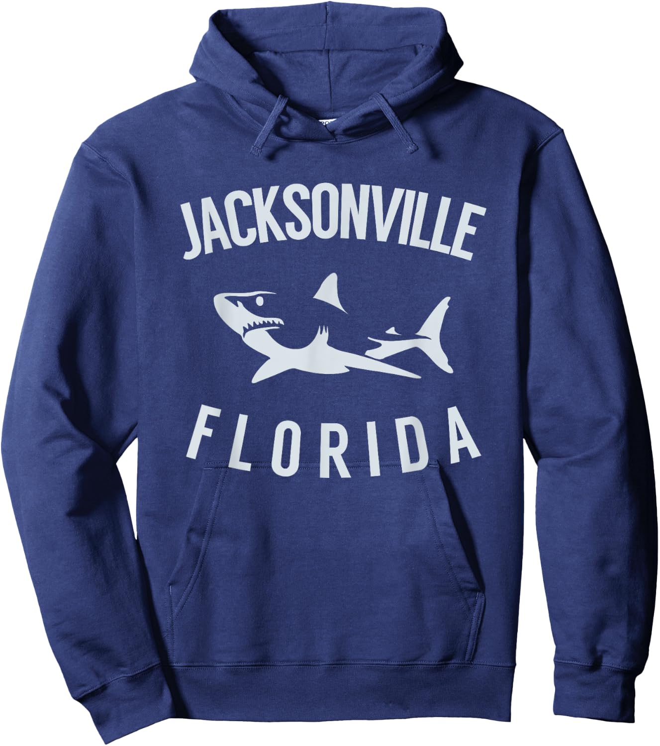 Jacksonville Florida T Shirt Shark FL Souvenirs Hoodie - Hoodie | Navy