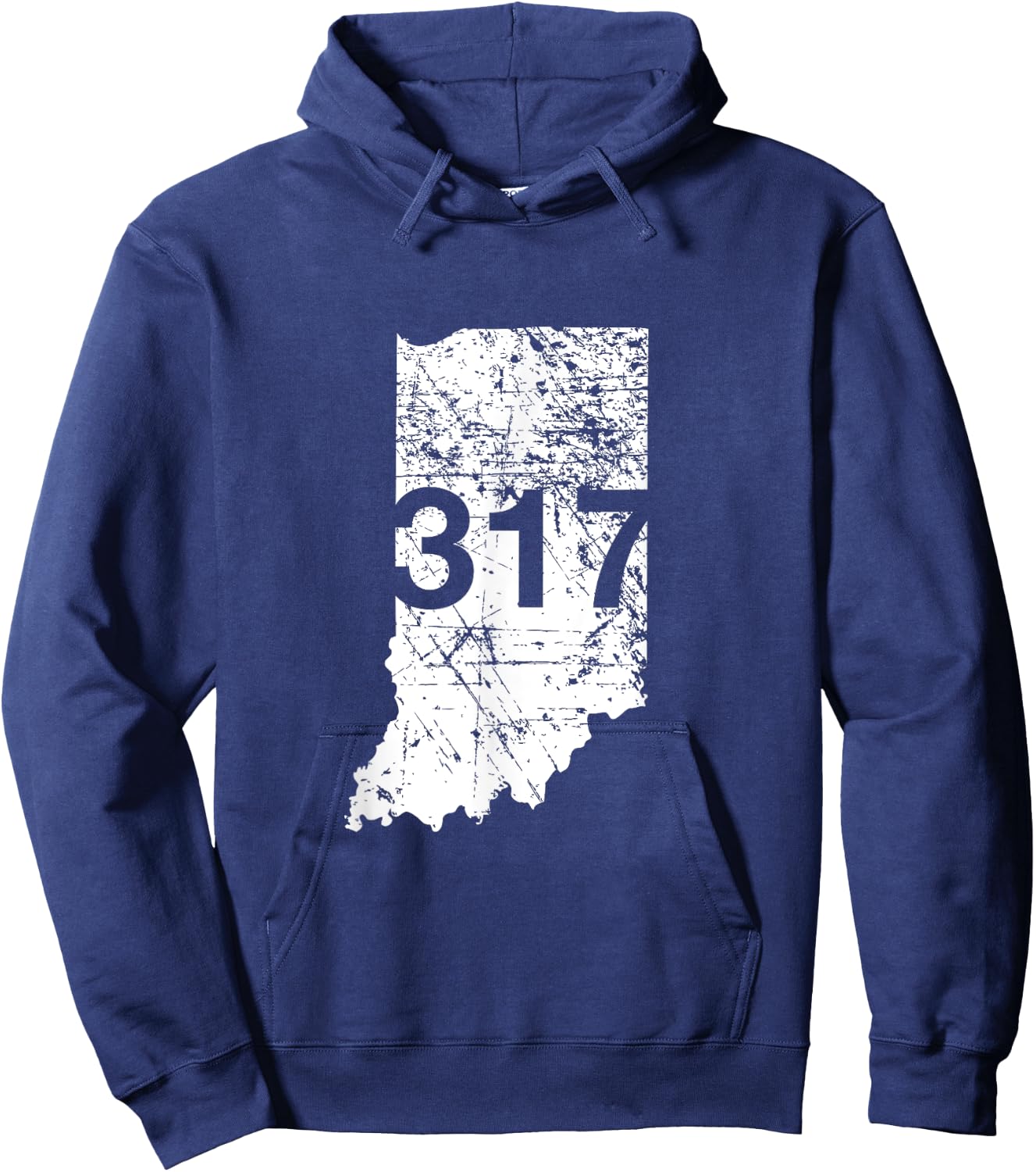 Indianapolis Carmel Lawrence Area Code 317 Shirt, Indiana Hoodie - Hoodie | Navy