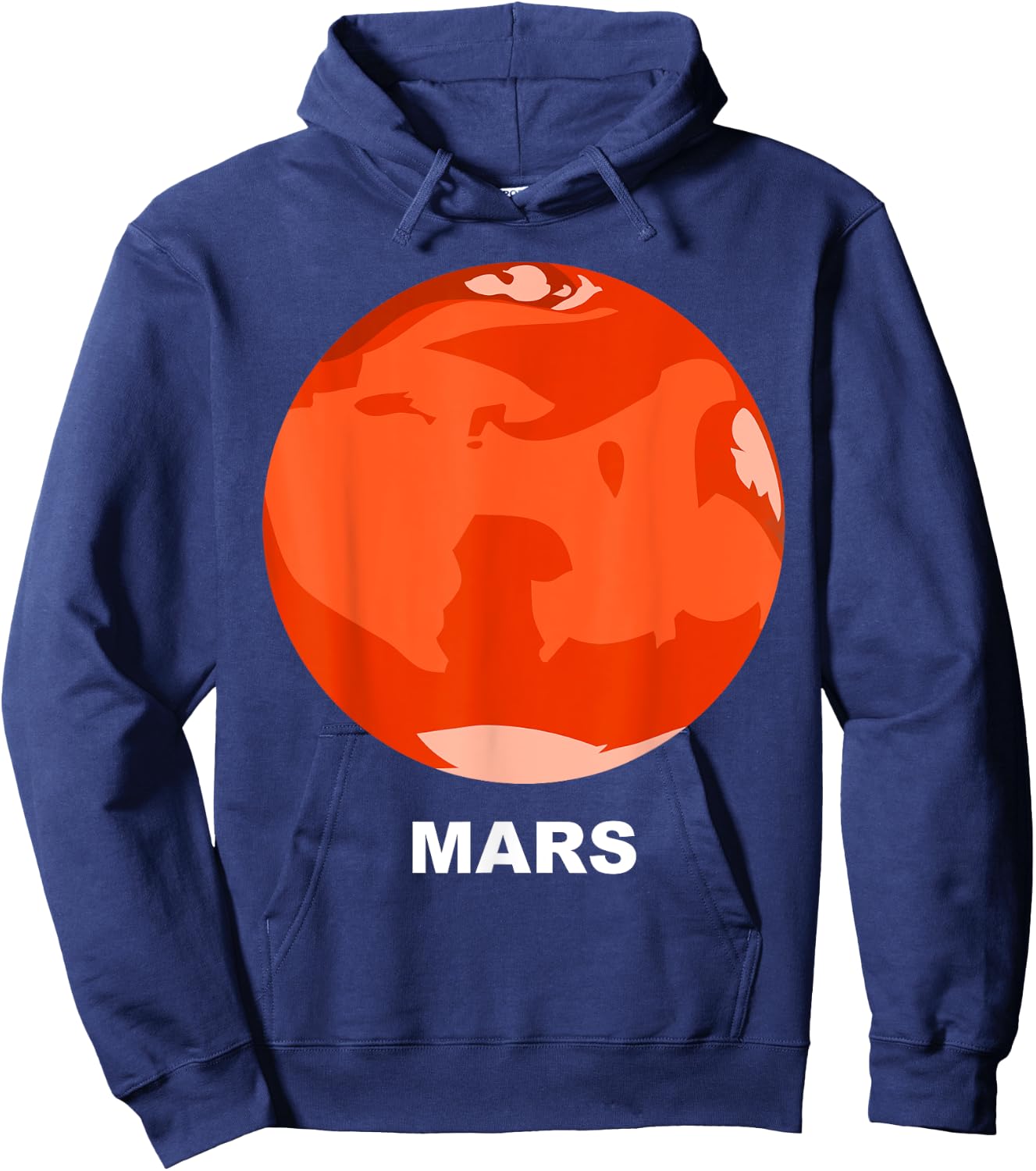 Solar System Group Costumes - Giant Planet Mars Costume Hoodie - Hoodie | Navy