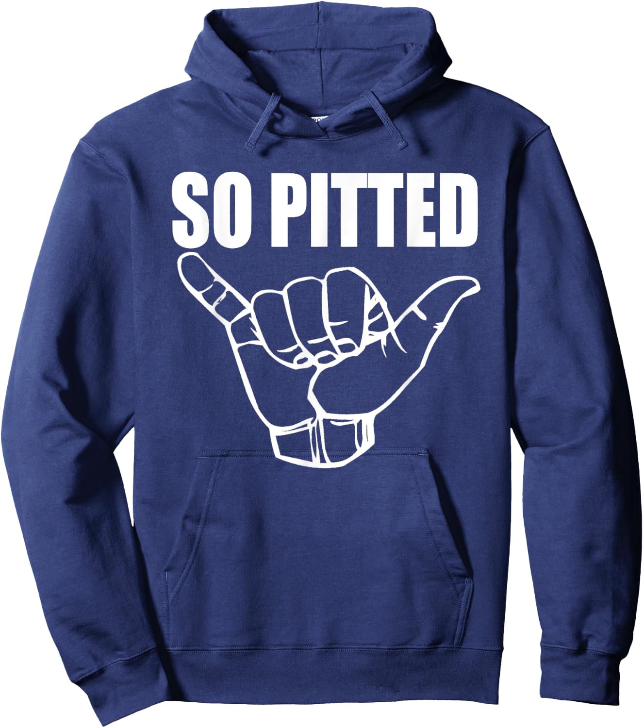 So Pitted : Funny Surf Gift Surfer Bros Hoodie - Hoodie | Navy