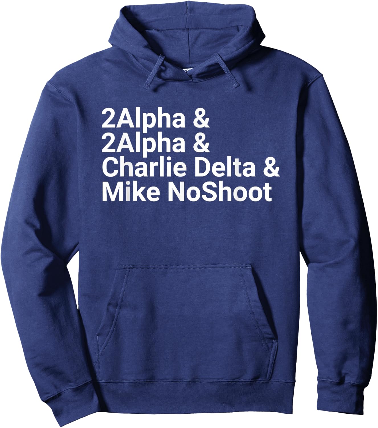 2Alpha & 2Alpha & Charlie Delta & Mike NoShoot Scoring Hoodie - Hoodie | Navy